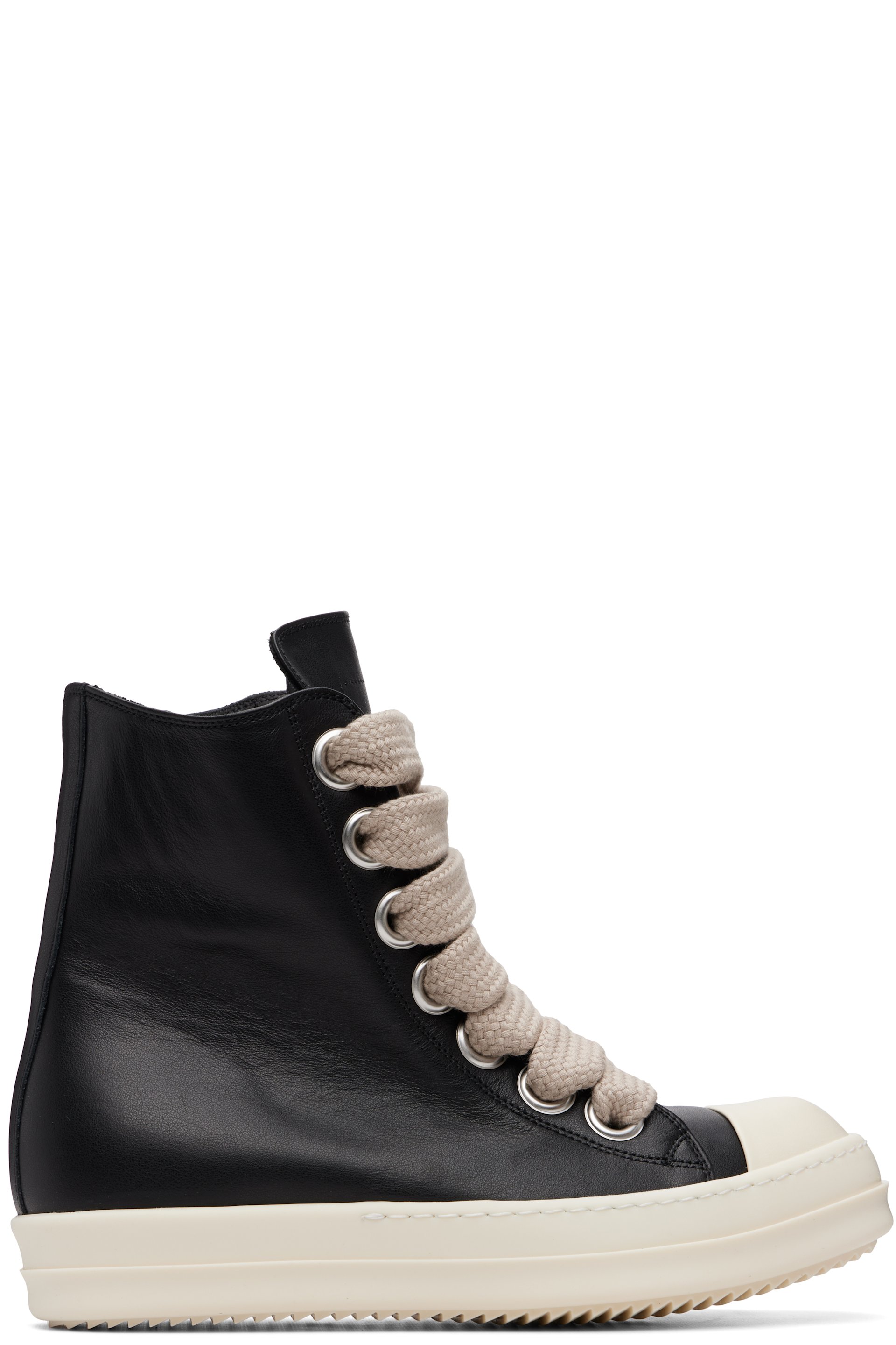 Rick Owens - Black Temple Jumbolace Sneaks Sneakers