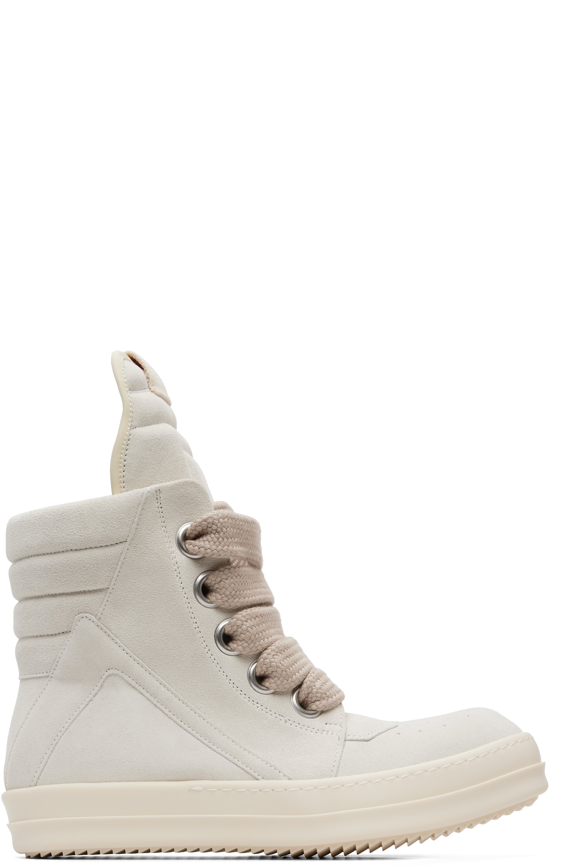 Rick Owens - Off-White Tower Jumbolace Geobasket Sneakers