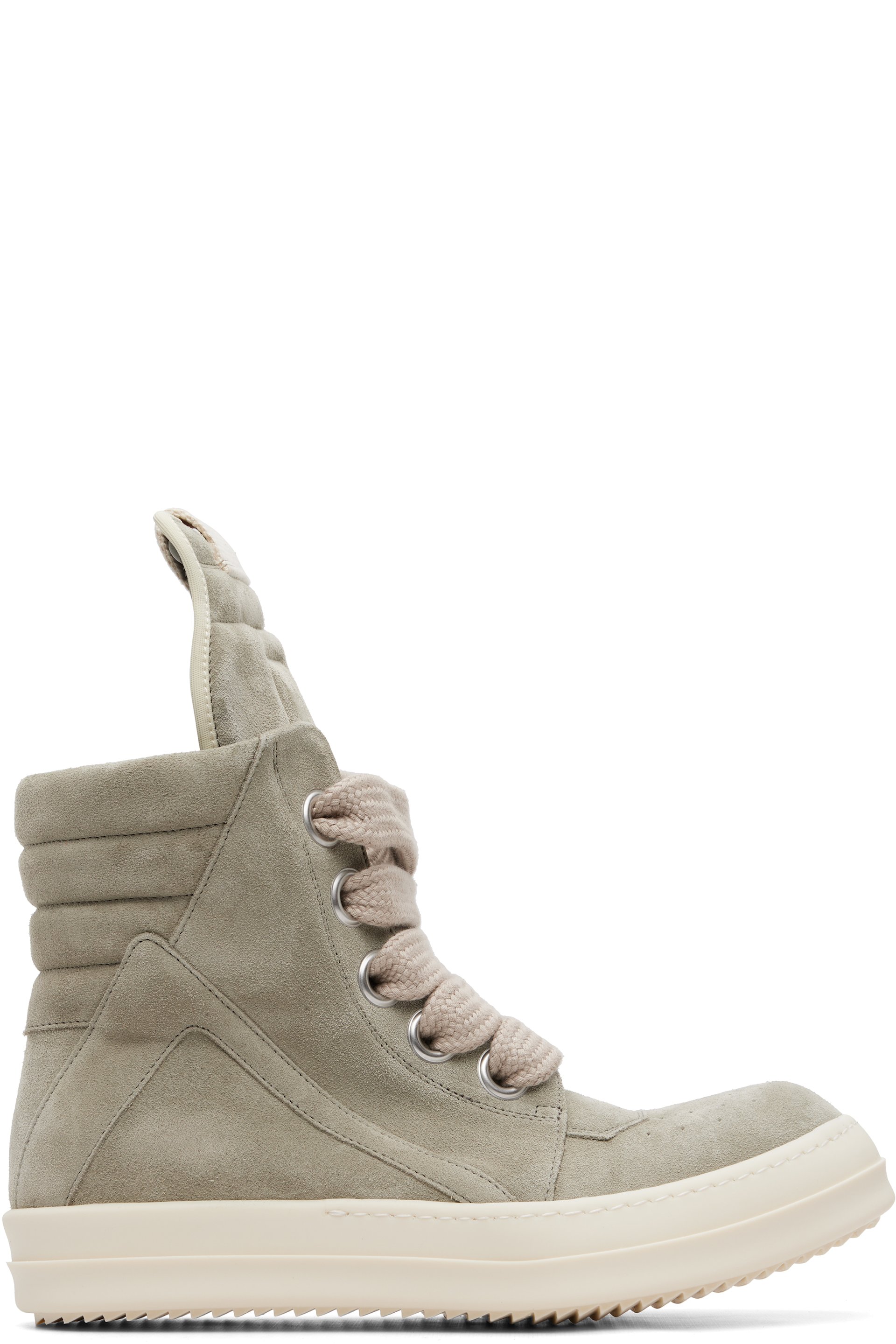 Rick Owens - Taupe Tower Jumbolace Geobasket Sneakers