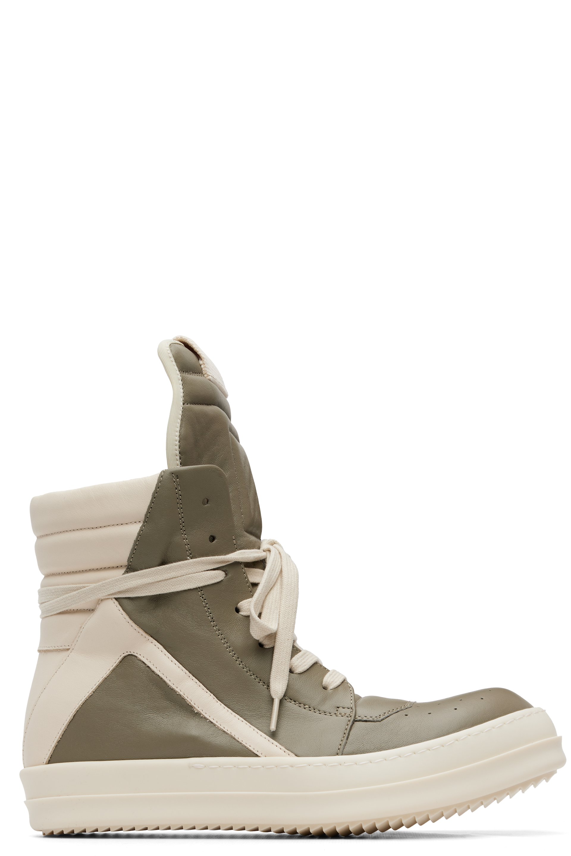 Rick Owens - Taupe Tower Geobasket Sneakers