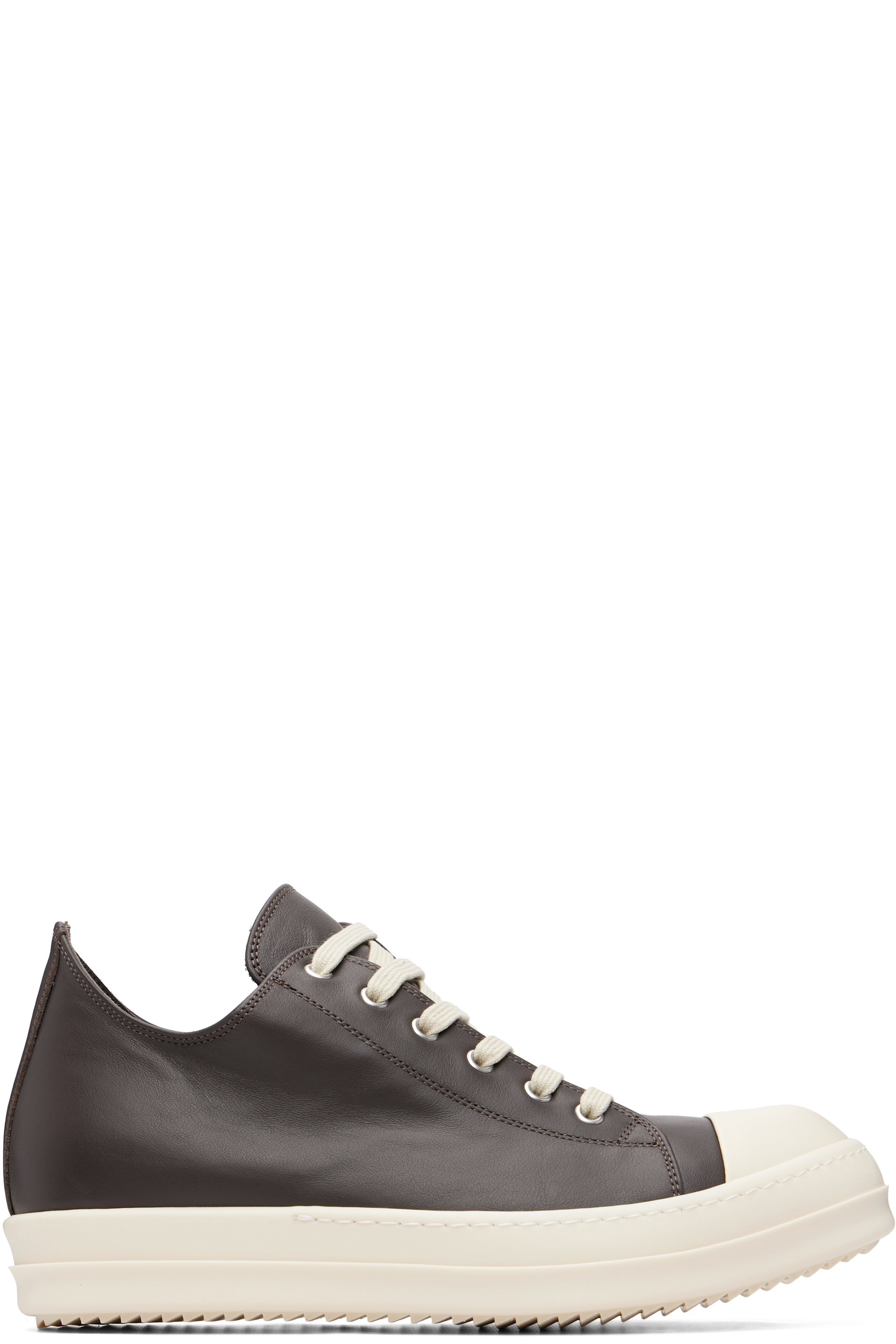 Rick Owens - Gray Temple Low Sneaks Sneakers