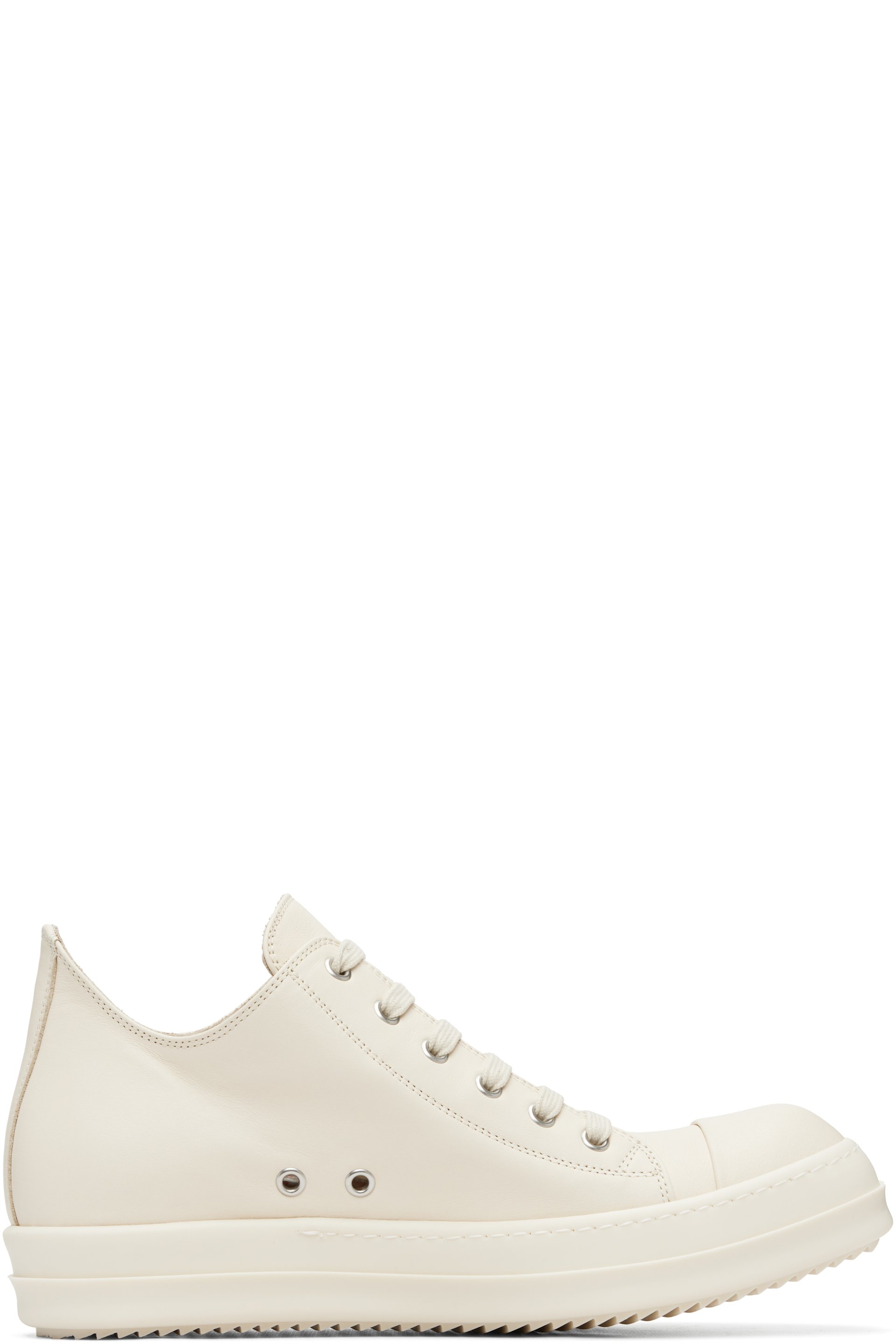 Rick Owens - Off-White Temple Low Sneaks Sneakers
