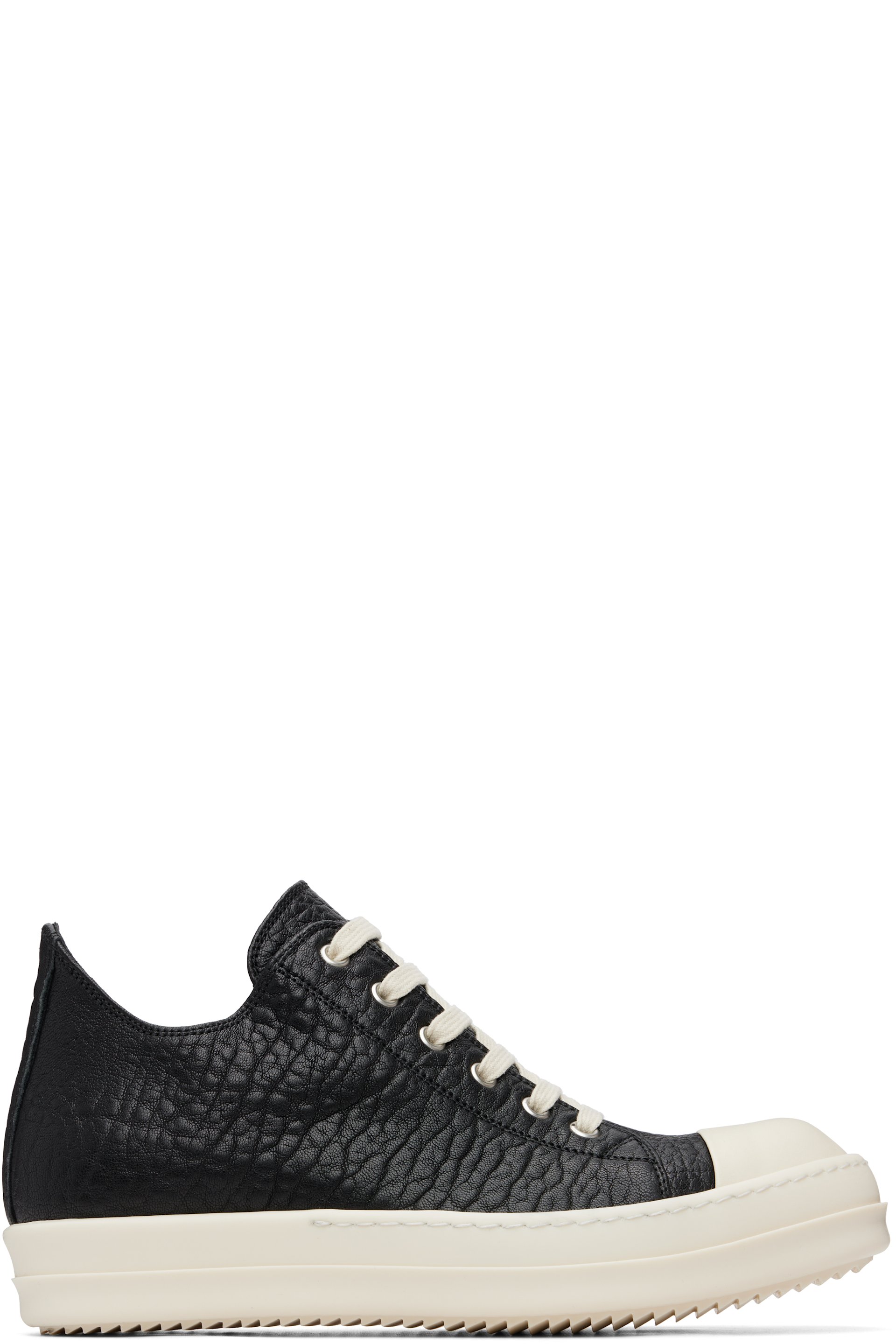Rick Owens - Black Temple Low Sneaks Sneakers