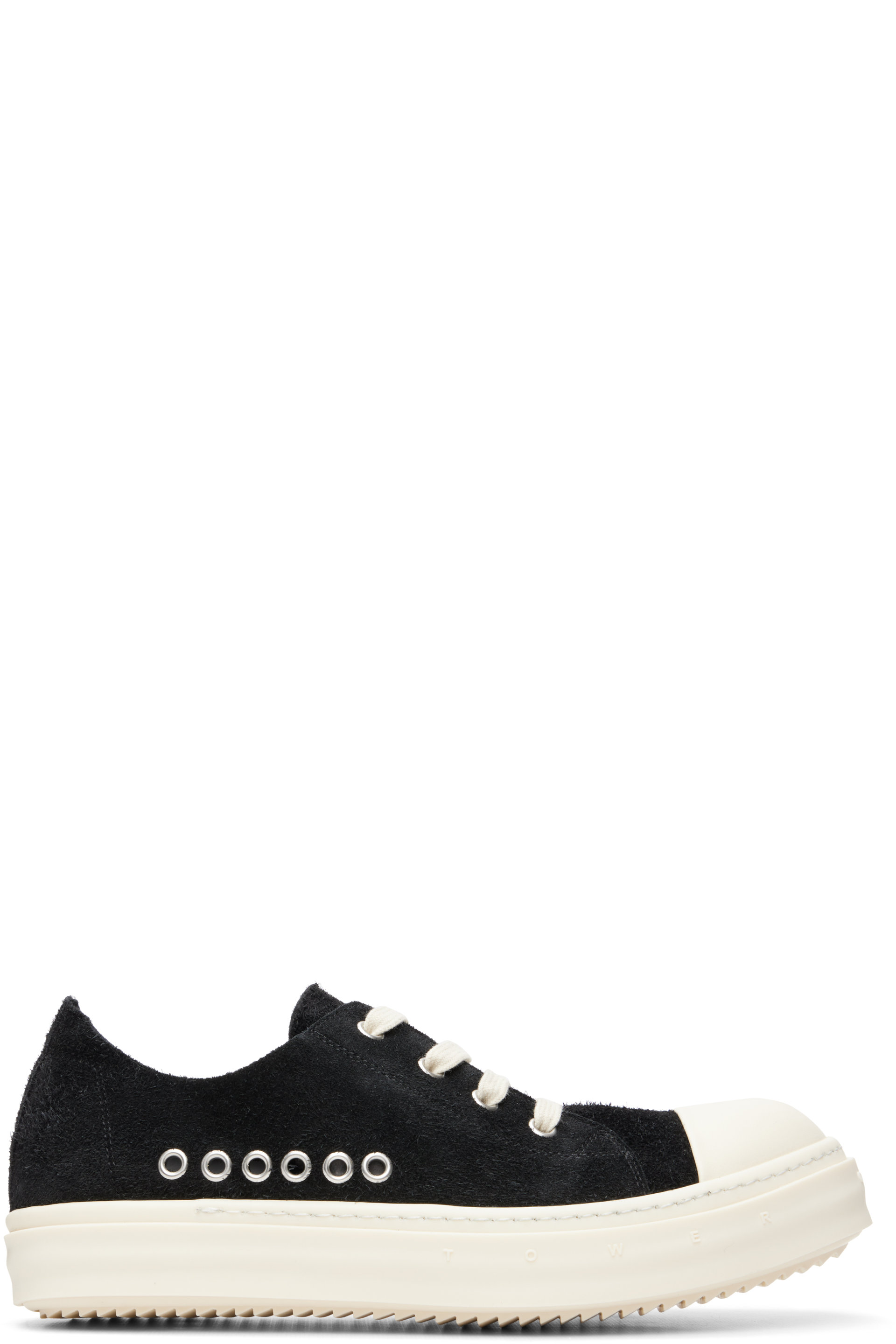 Rick Owens - Black Tower 'Tower of Love' Low Sneaks Sneakers