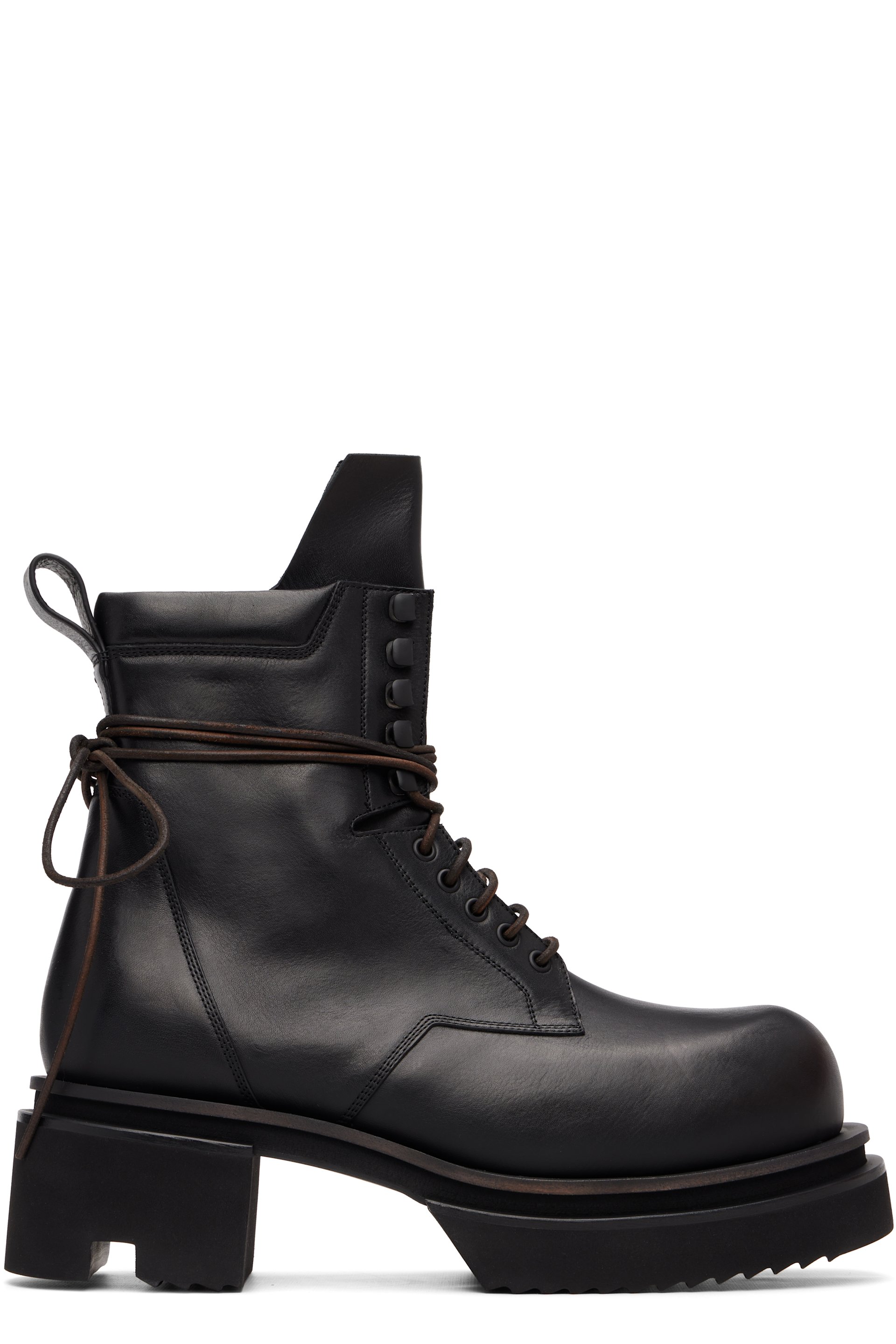 Rick Owens - Black Tower Low Army Bogun Boots