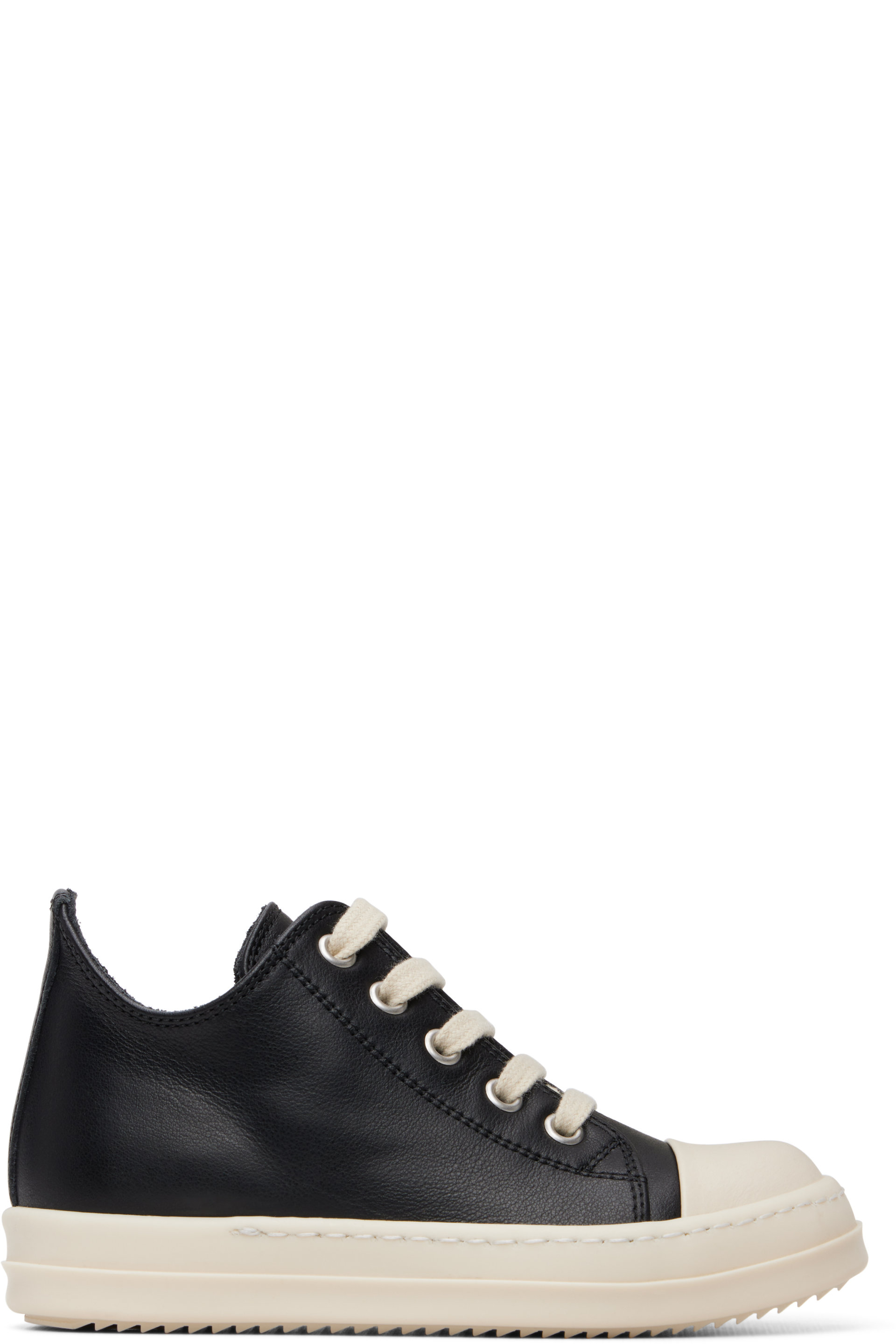 Rick Owens - Kids Black Tower Low Sneaks Sneakers