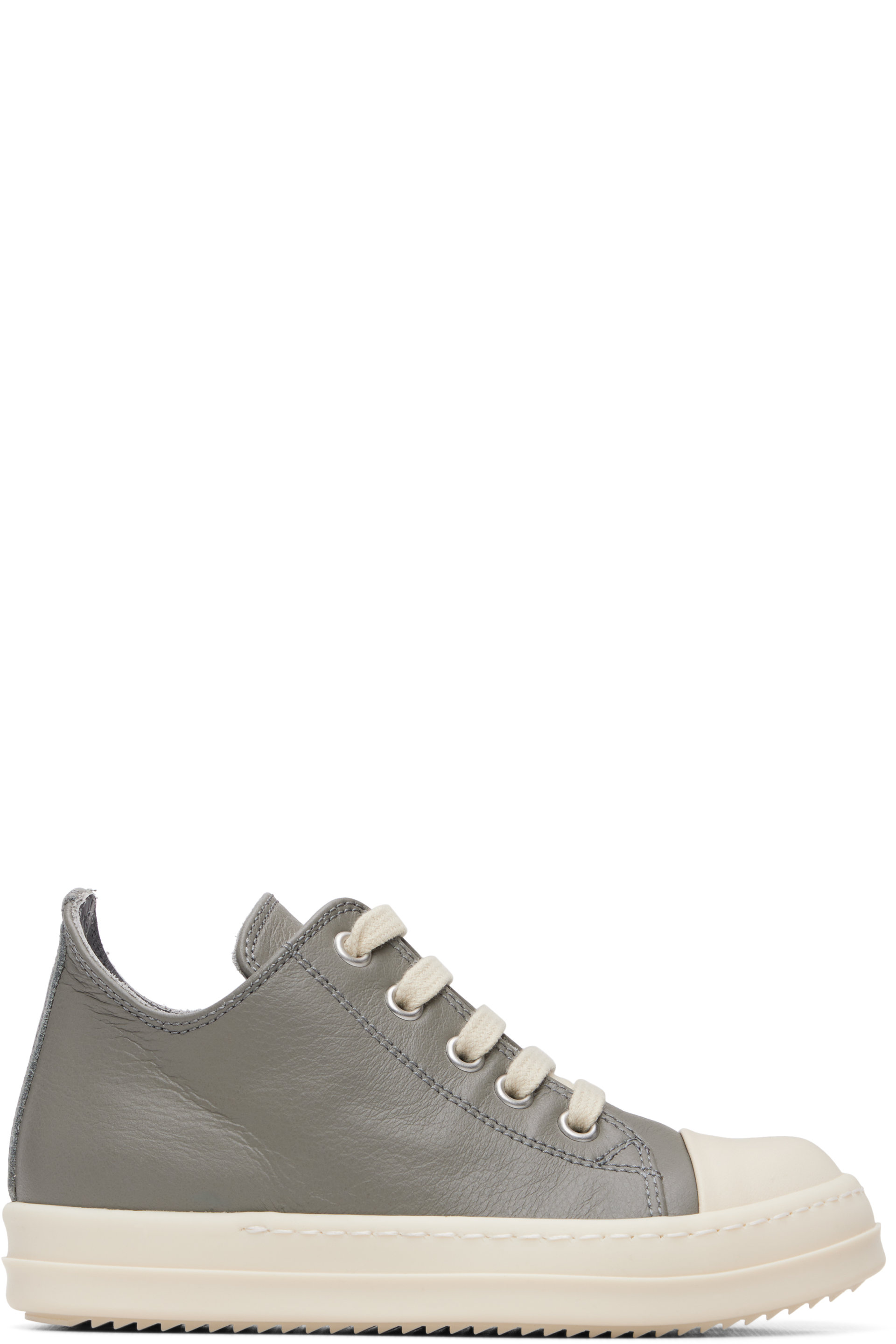 Rick Owens - Kids Gray Tower Low Sneaks Sneakers