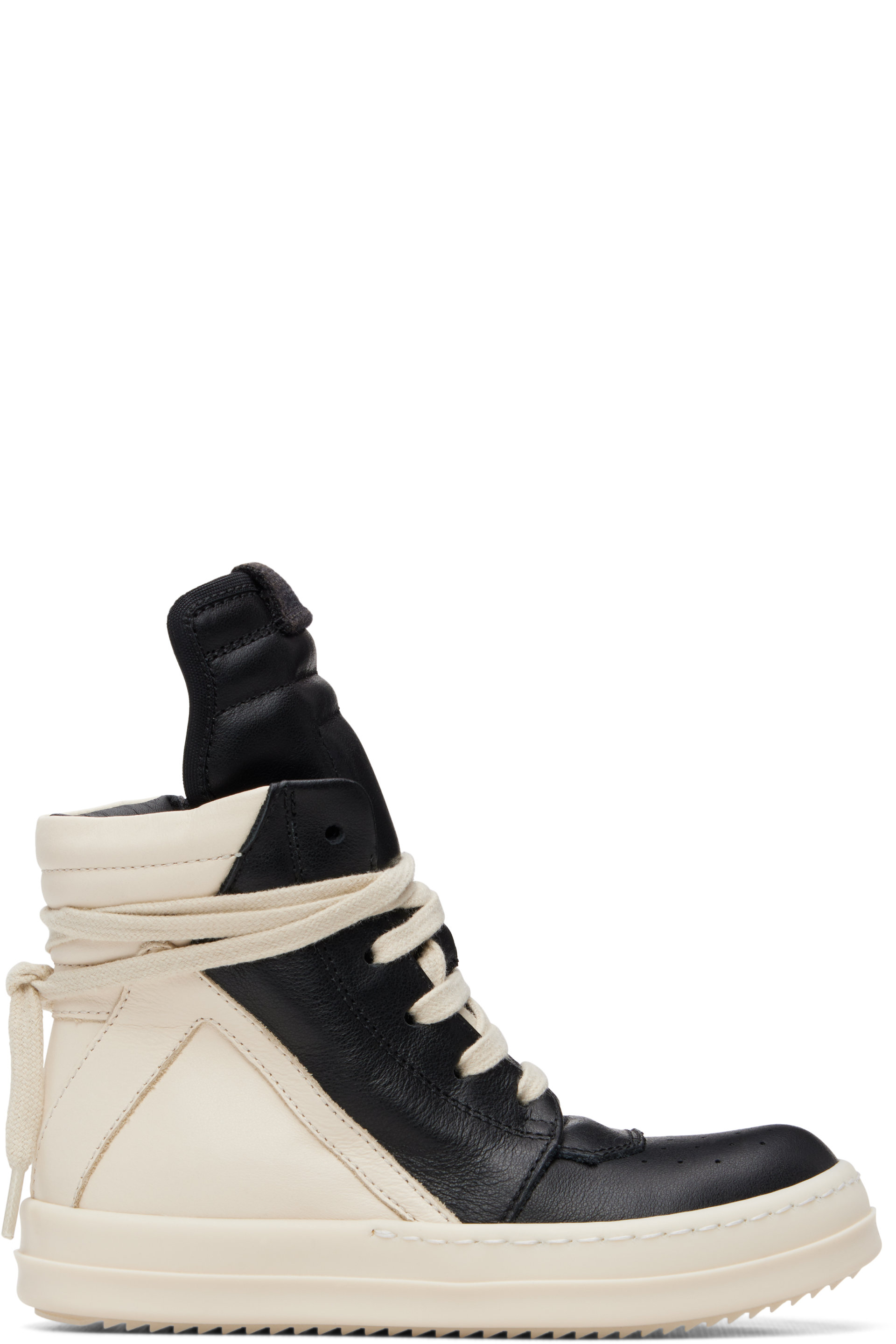 Rick Owens - Kids Black Tower Geobasket Sneakers