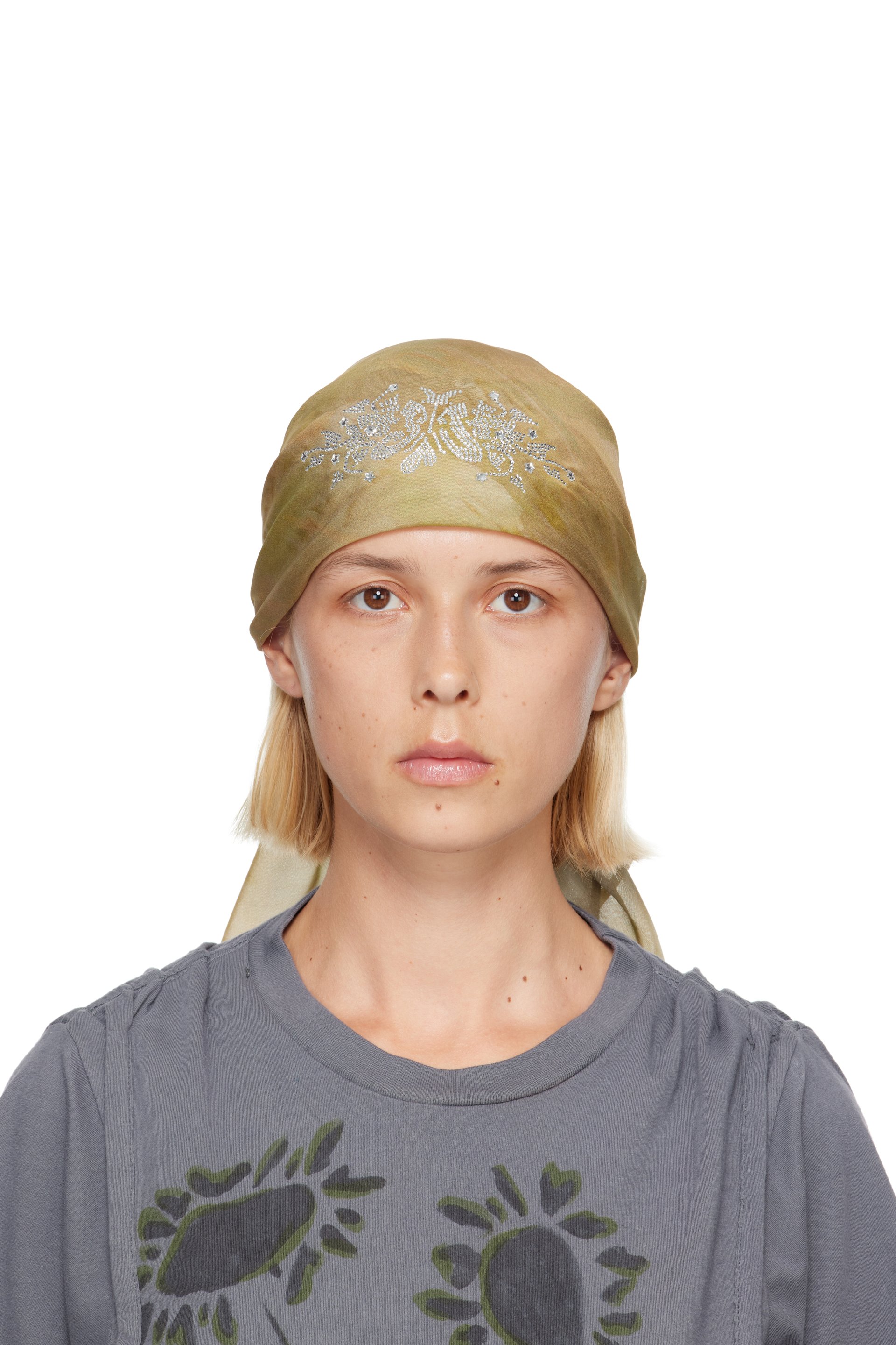 Collina Strada - Khaki Princess Foulard Scarf