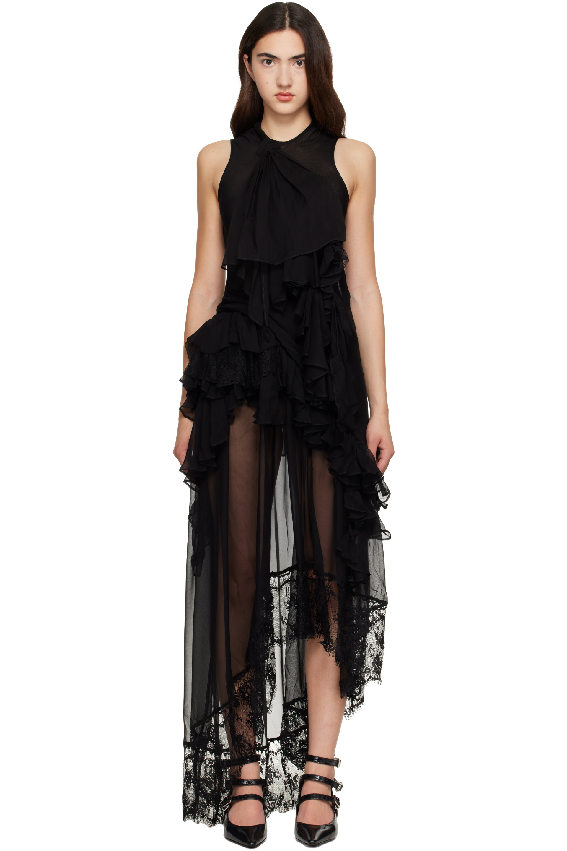 Collina Strada - Black Angelica Maxi Dress