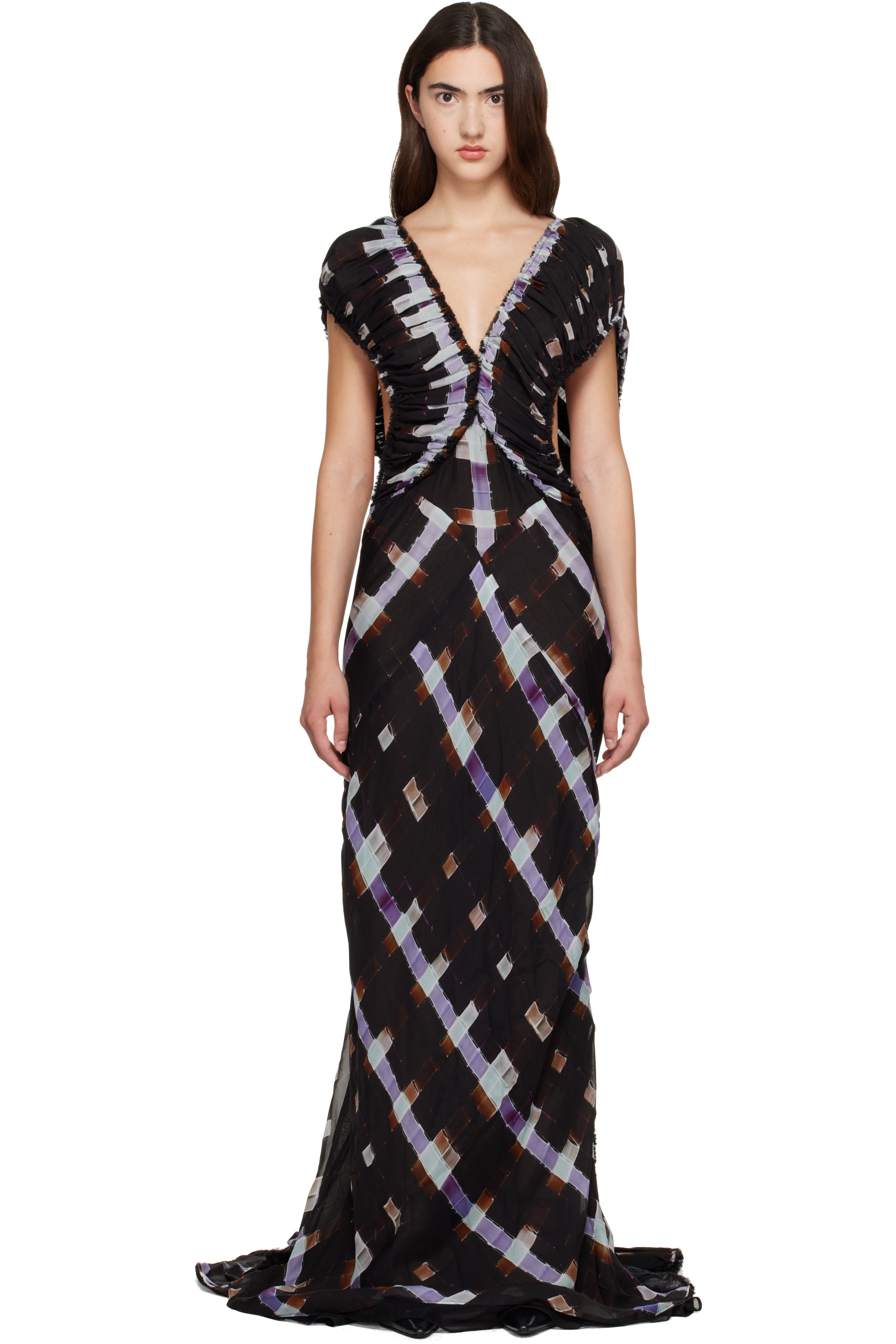 Collina Strada - Brown Lilith Maxi Dress