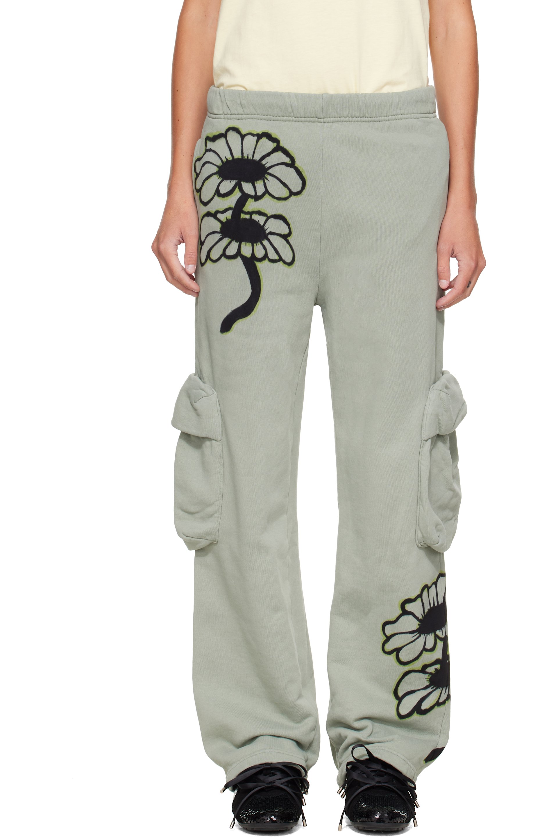 Collina Strada - Green Cargo Sweatpants