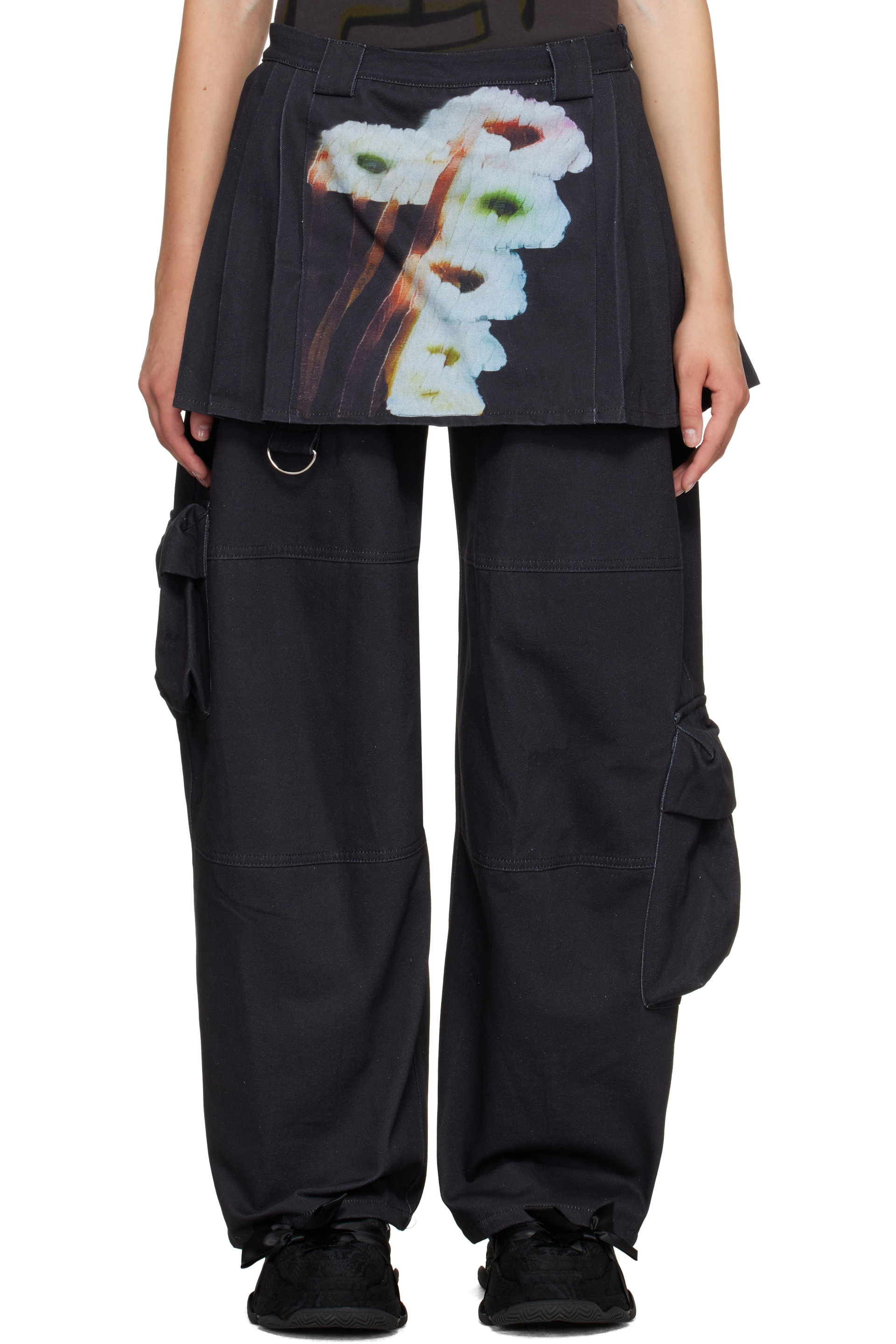 Collina Strada - Gray Lawn Skirt Cargo Pants