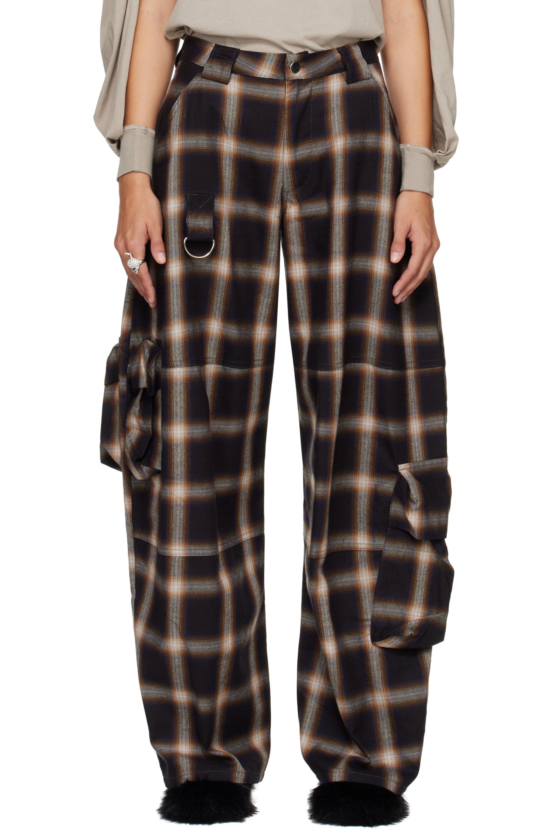 Collina Strada - Black Lawn Cargo Pants