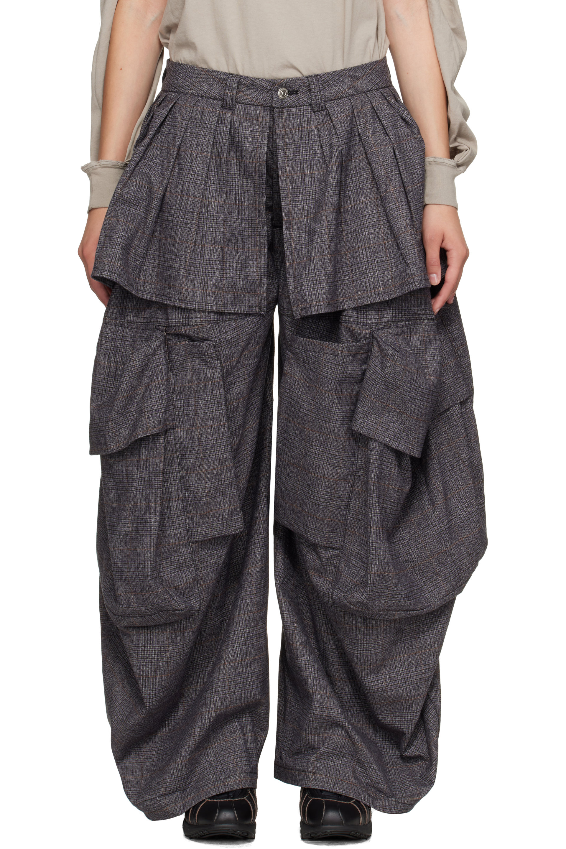 Collina Strada - Gray Hazel Cargo Pants