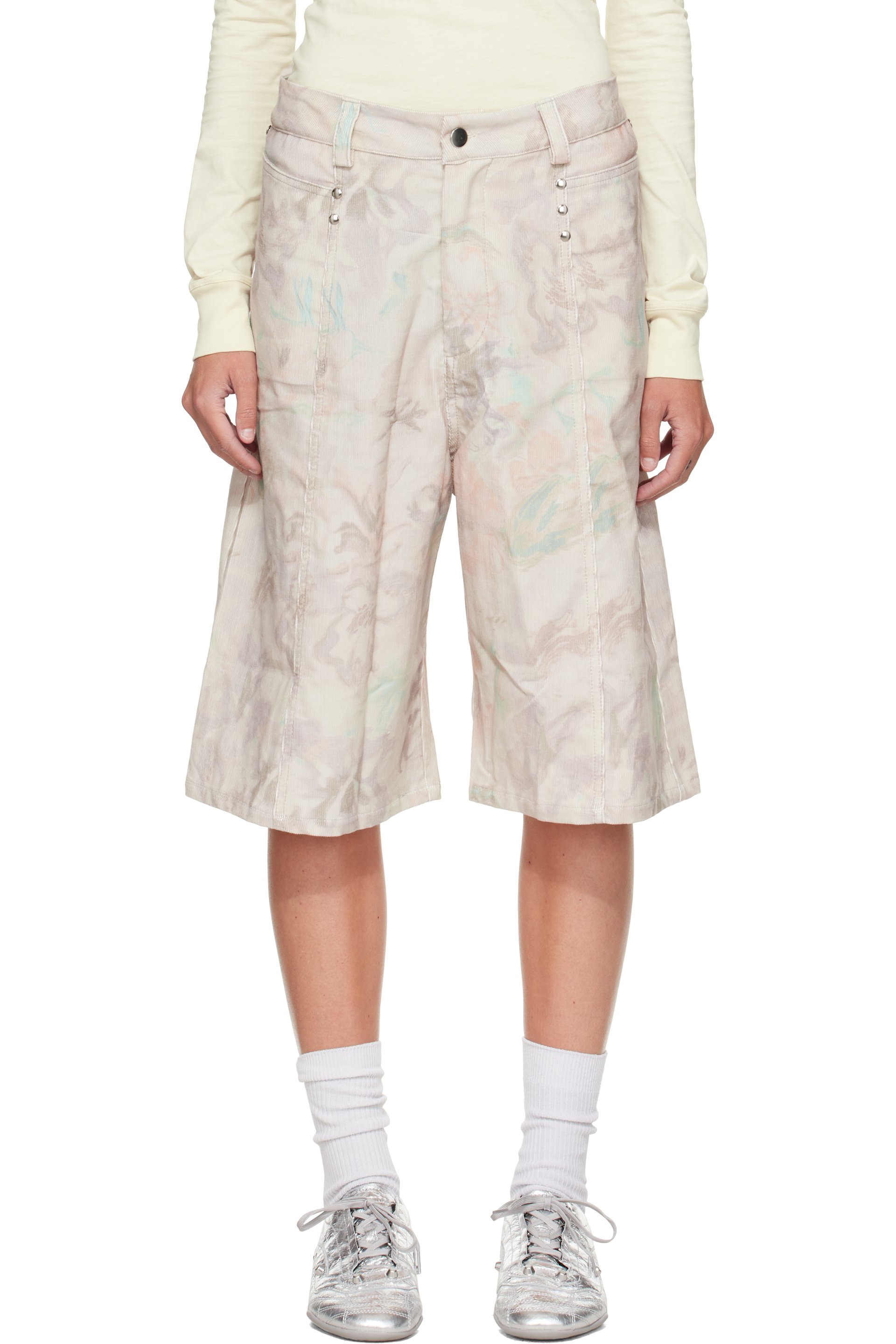 Collina Strada - Beige Chason Shorts