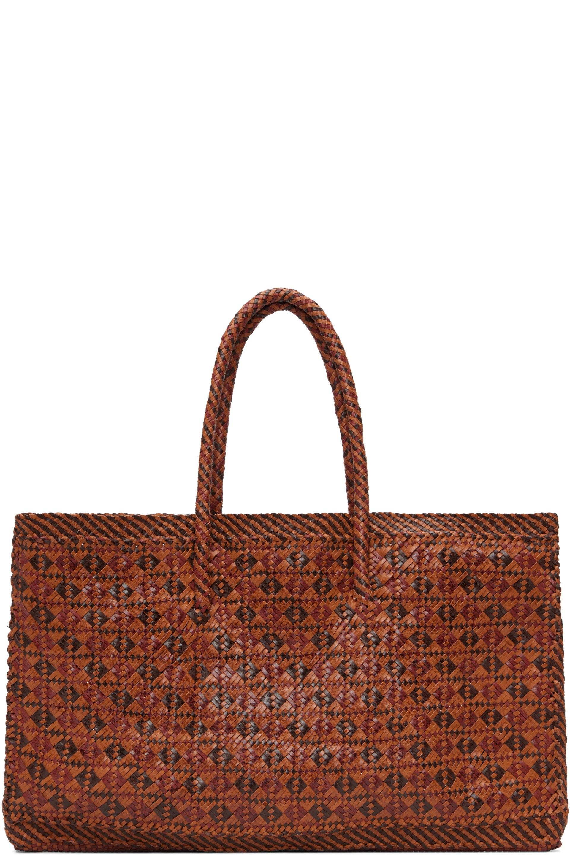 Dragon Diffusion - Brown Maori Kete Tote
