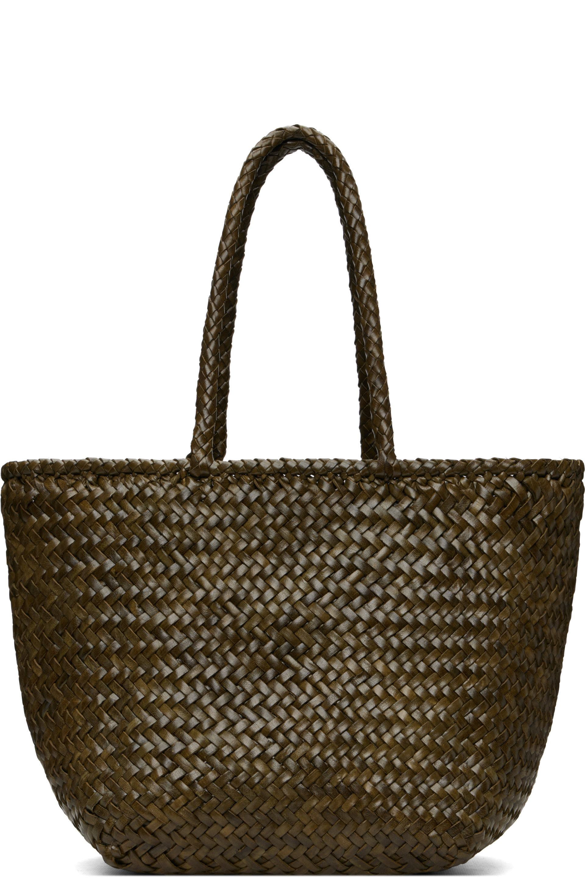 Dragon Diffusion - Khaki Grace Basket Small Tote
