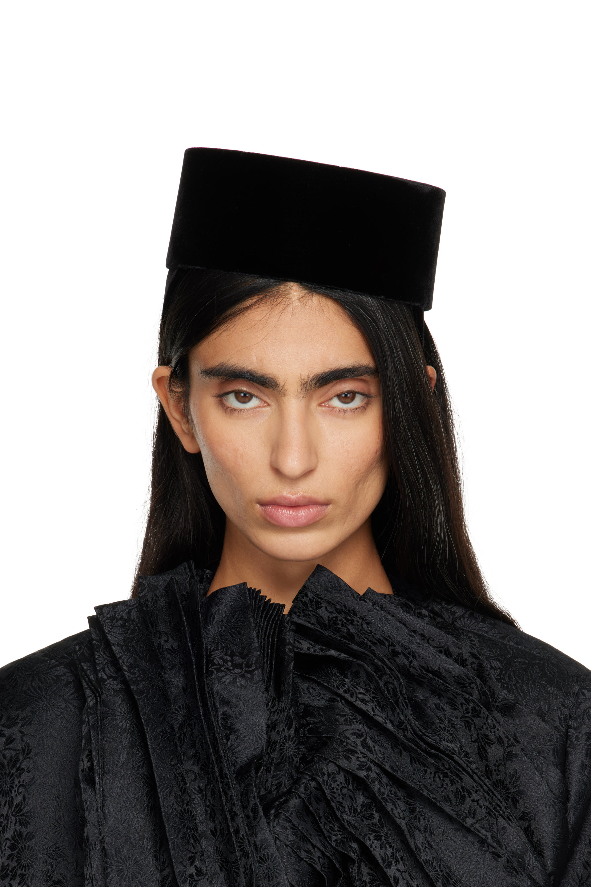 Comme des Garçons - Black Hizume Edition Velour Headband