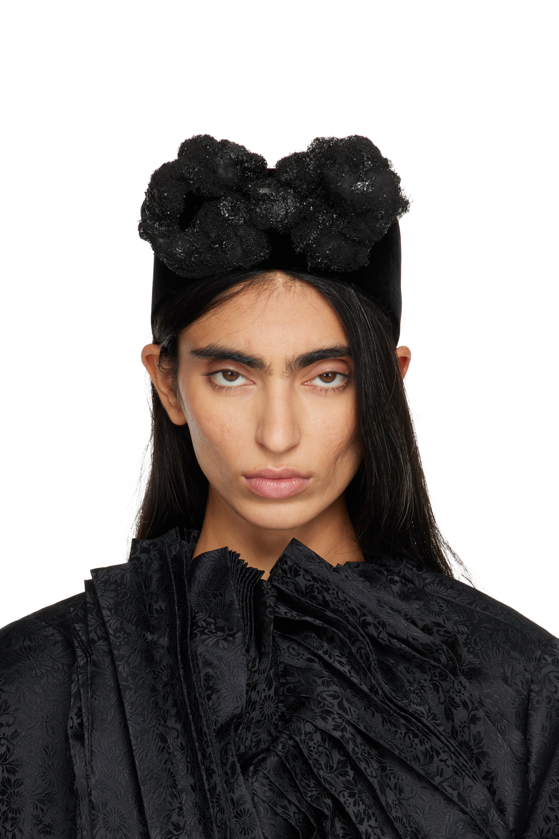 Comme des Garçons - Black Hizume Edition Velour Headband
