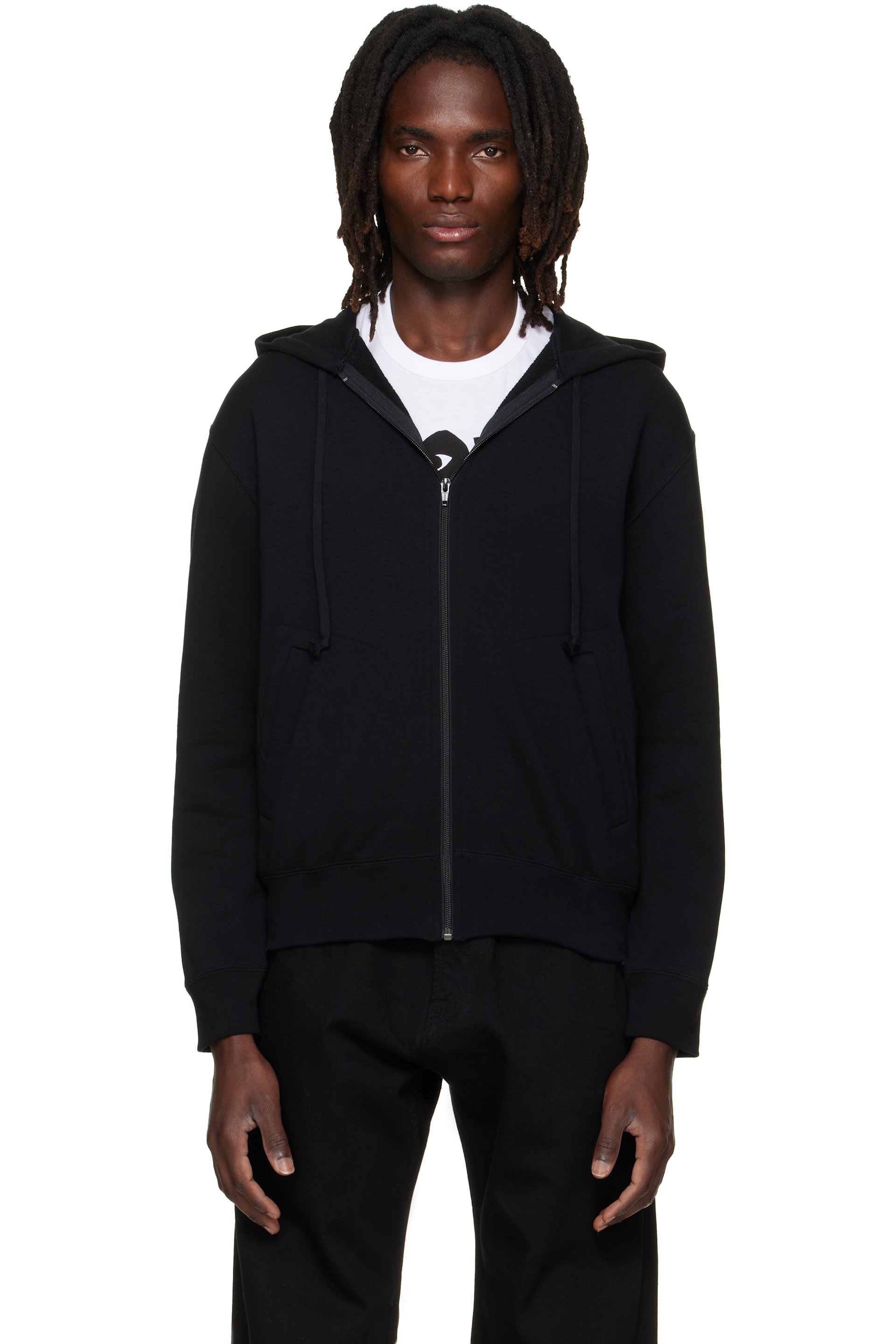 COMME des GARÇONS PLAY - Black Heart Back Emblem Hoodie
