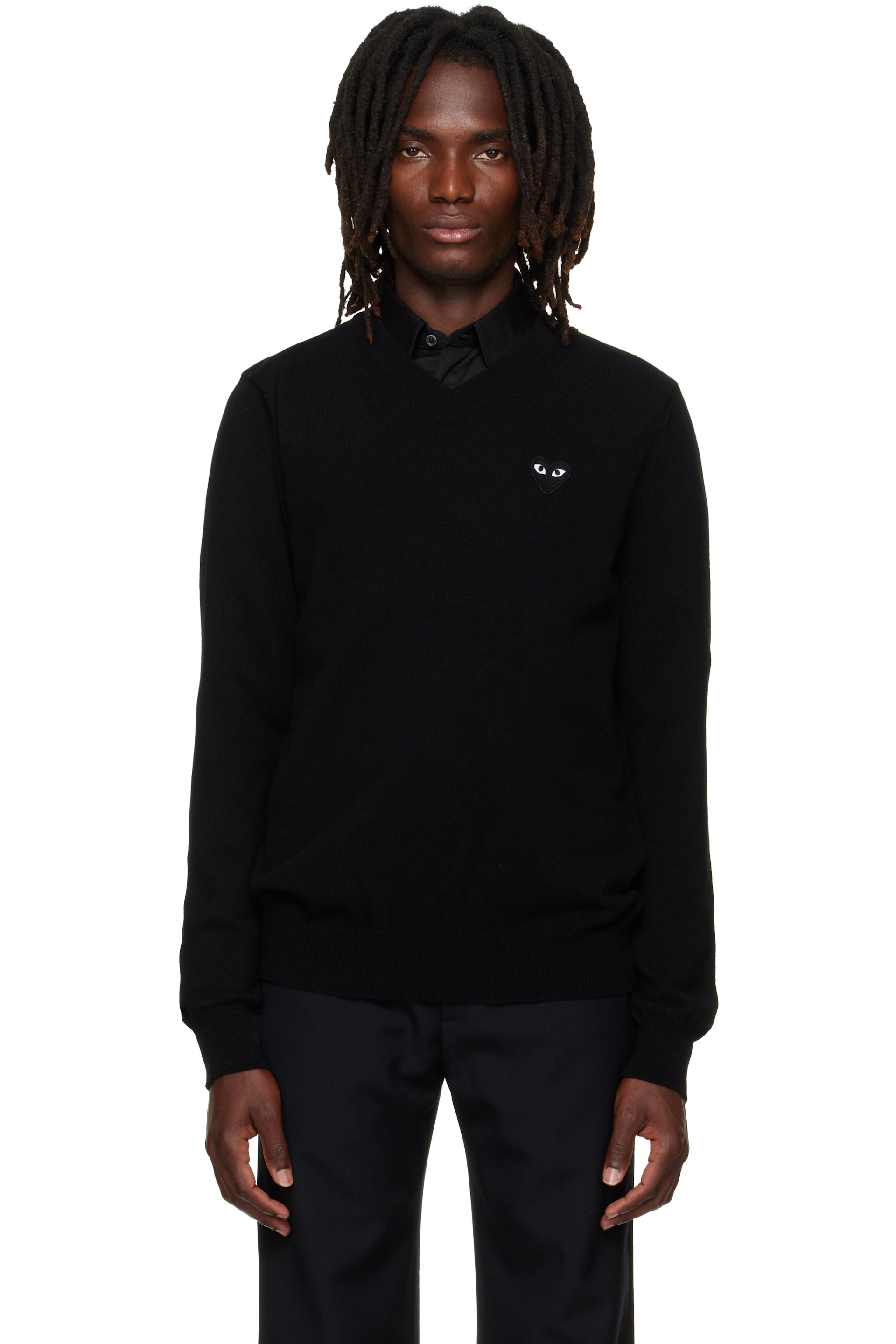 COMME des GARÇONS PLAY - Black Heart Emblem Sweater