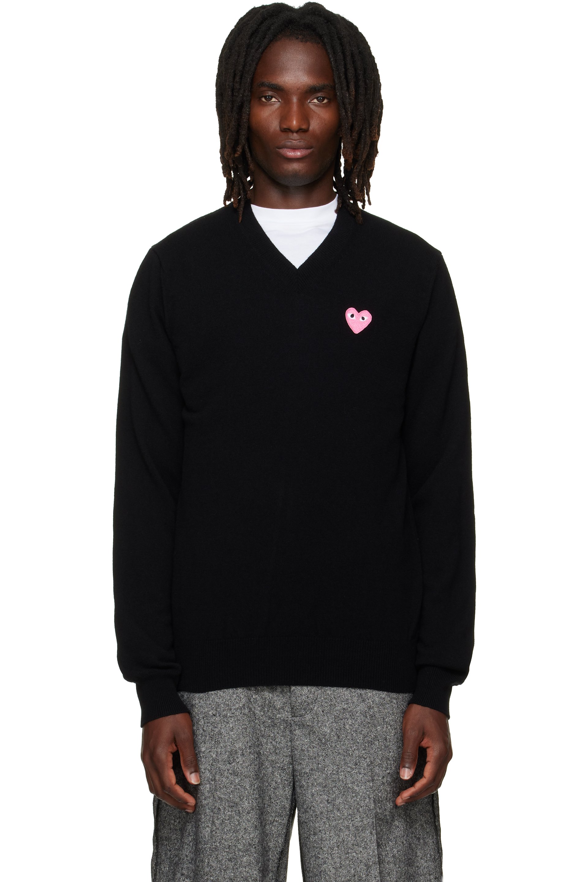 COMME des GARÇONS PLAY - Black Heart Emblem Sweater