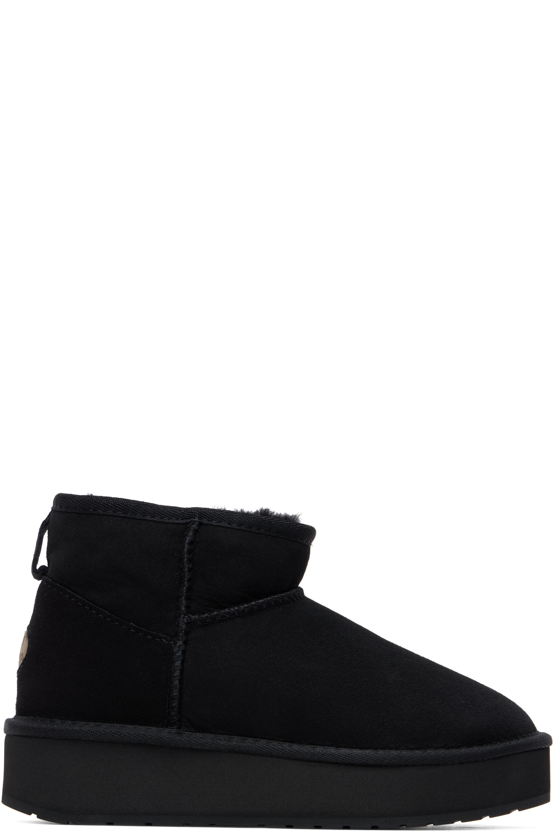 EMU Australia - Black Stinger Micro Flatform 2.0 Boots