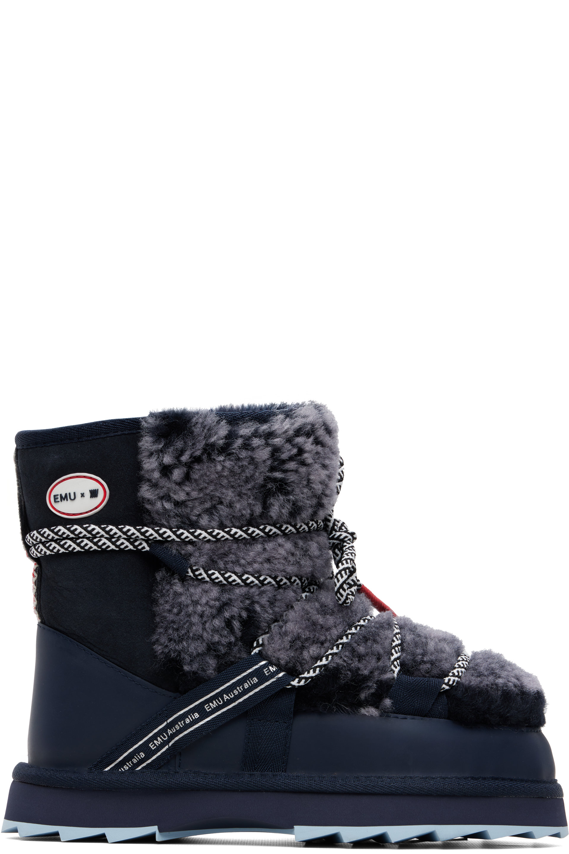 EMU Australia - Navy We Norwegian Edition Blurred Teddy Boots