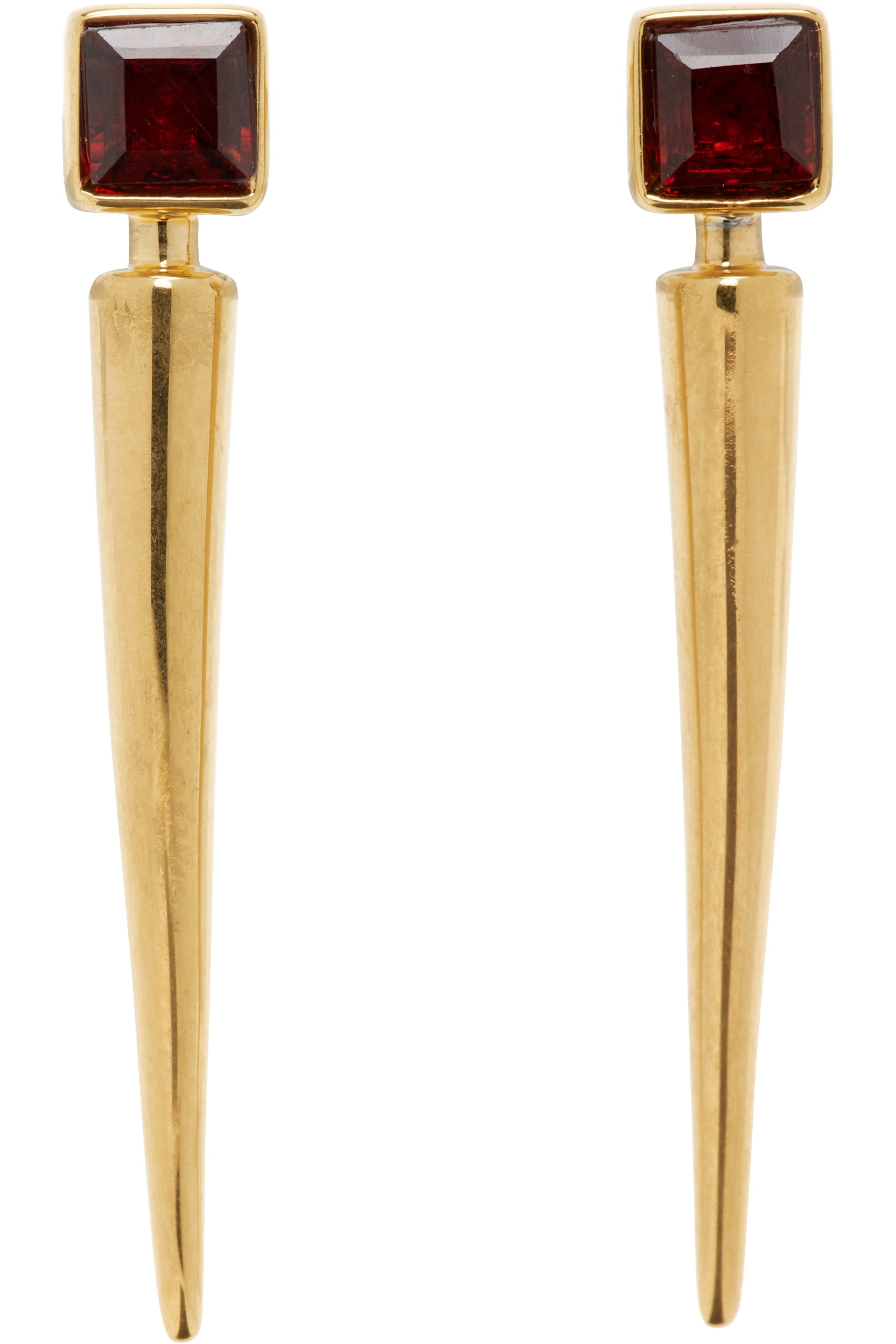 Jil Sander - Garnet Earrings