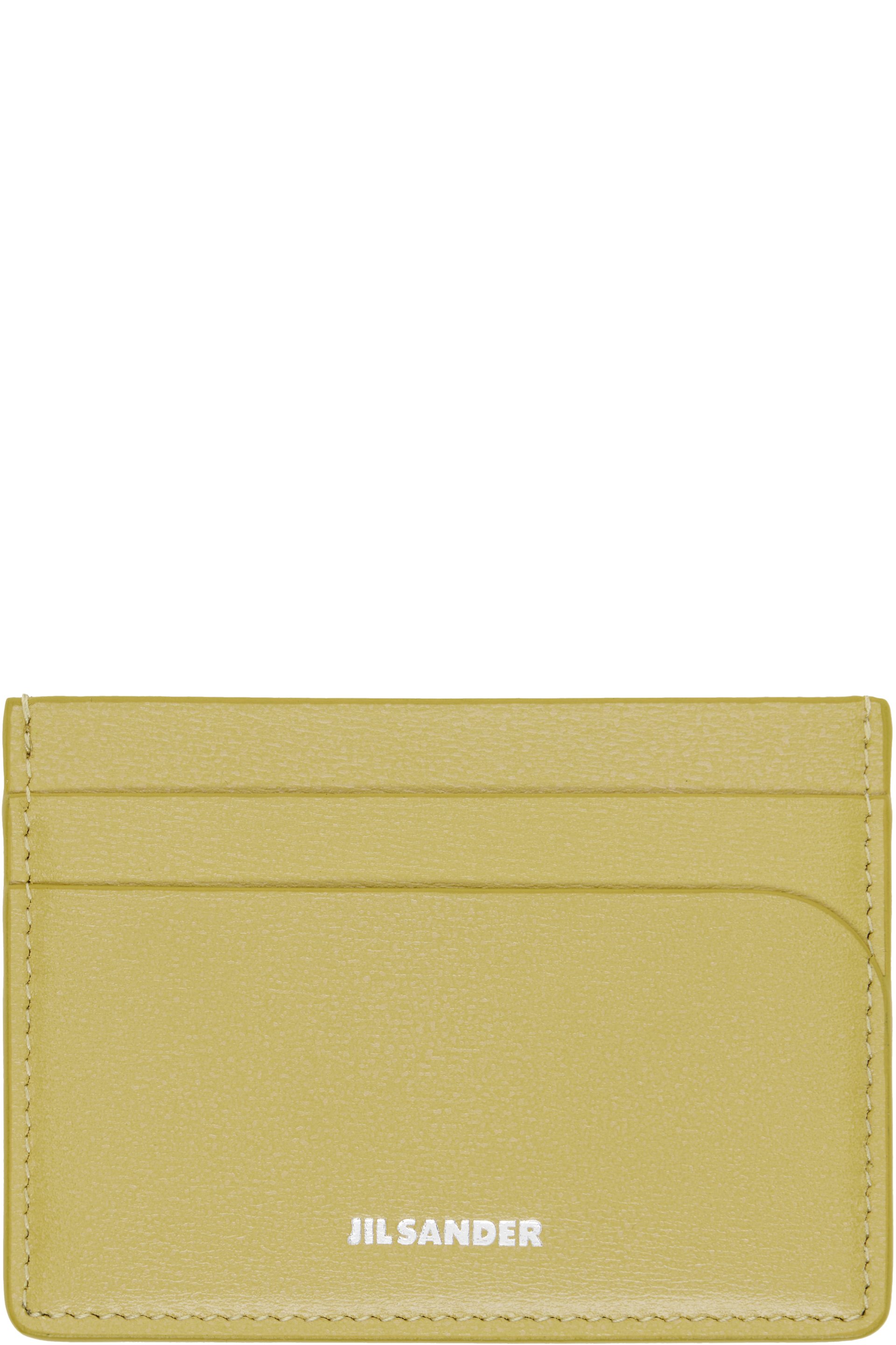 Jil Sander - Green Curve Card Holder
