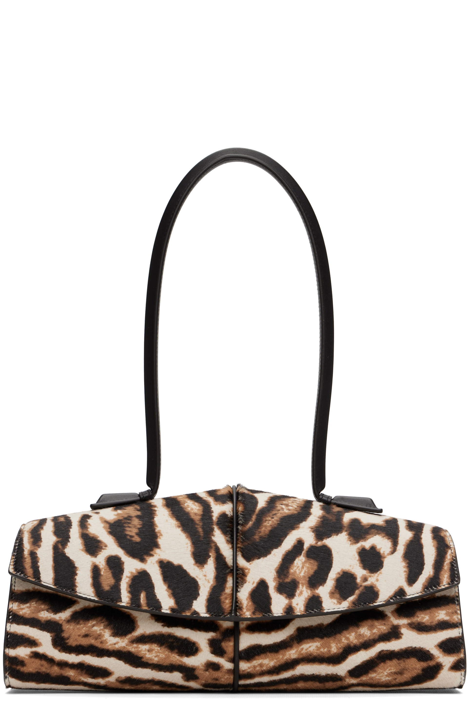 Jil Sander - Brown & Beige Linea Shoulder Bag