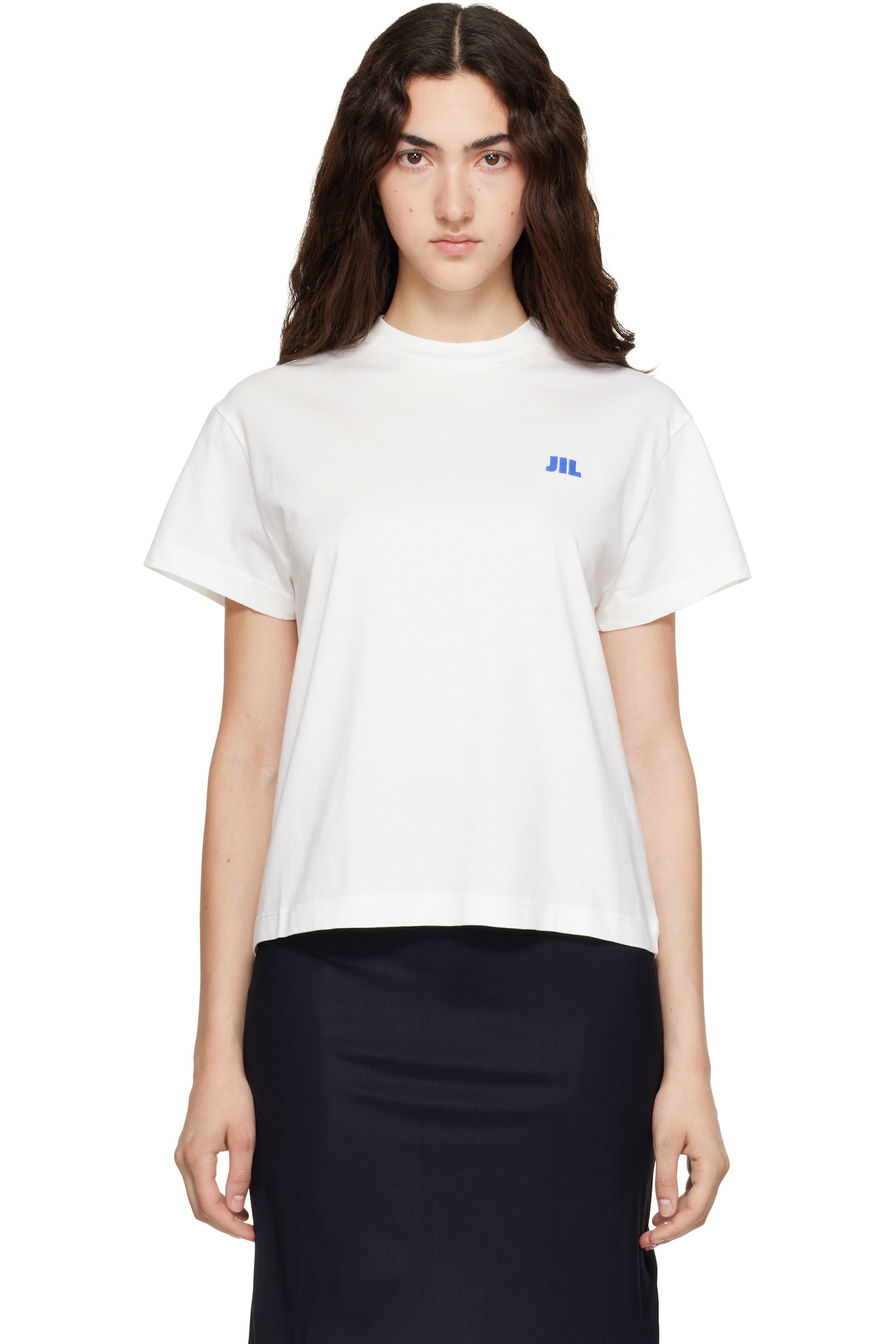 Jil Sander - 白色 Cotton Crew-Neck T 恤