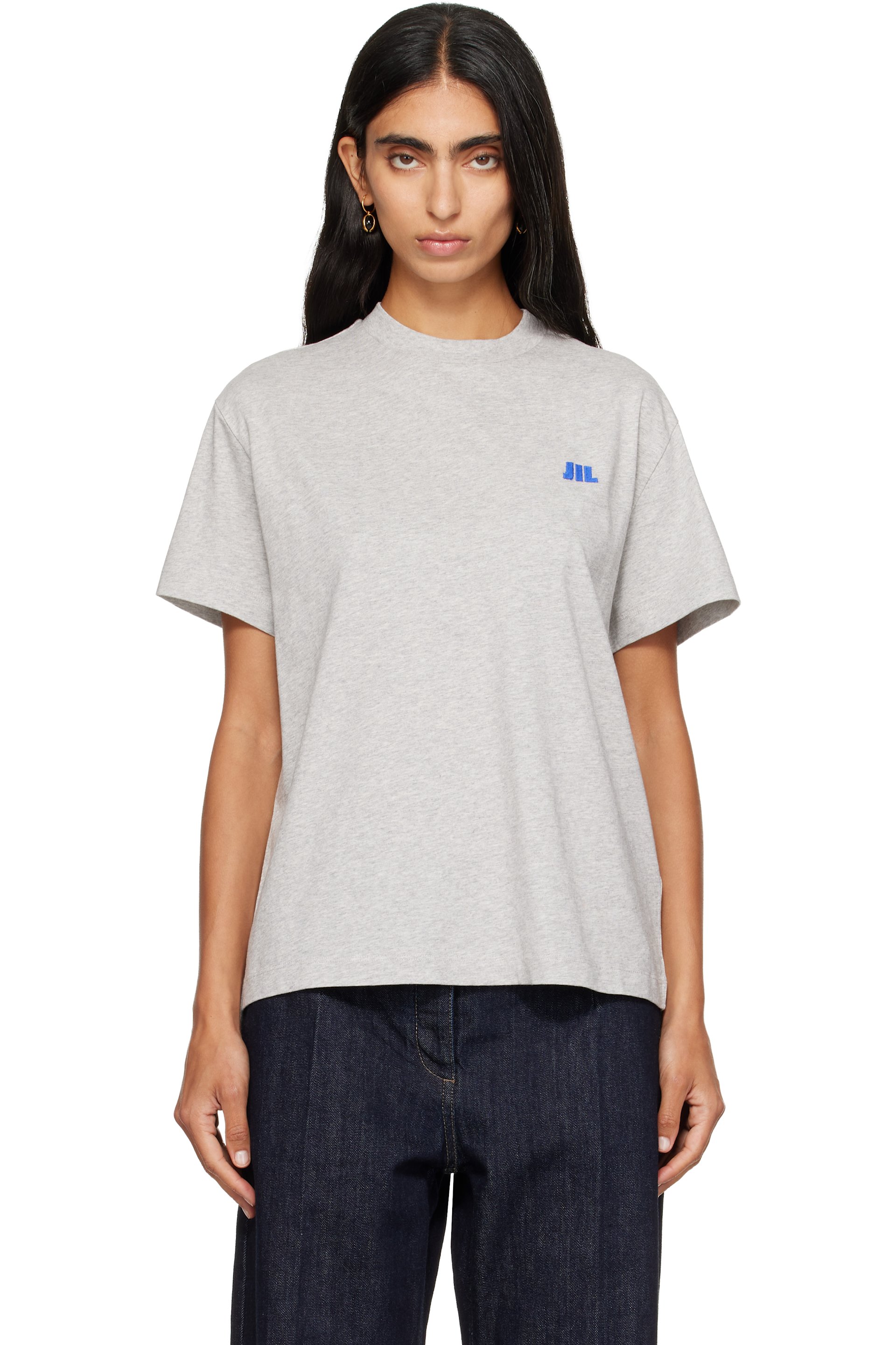 Jil Sander - Gray Cotton Crew-Neck T-shirt