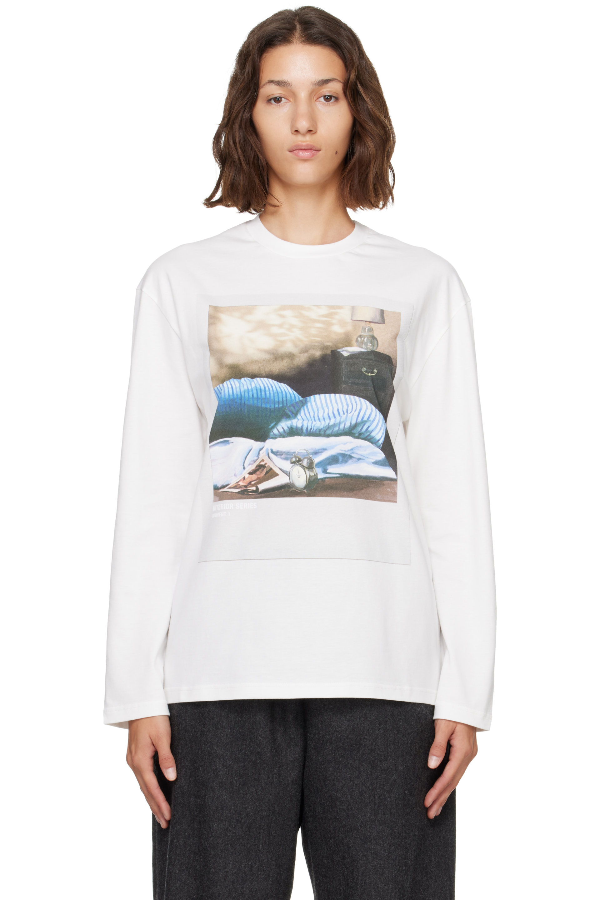 Jil Sander - Off-White Photograph Long-Sleeve T-shirt