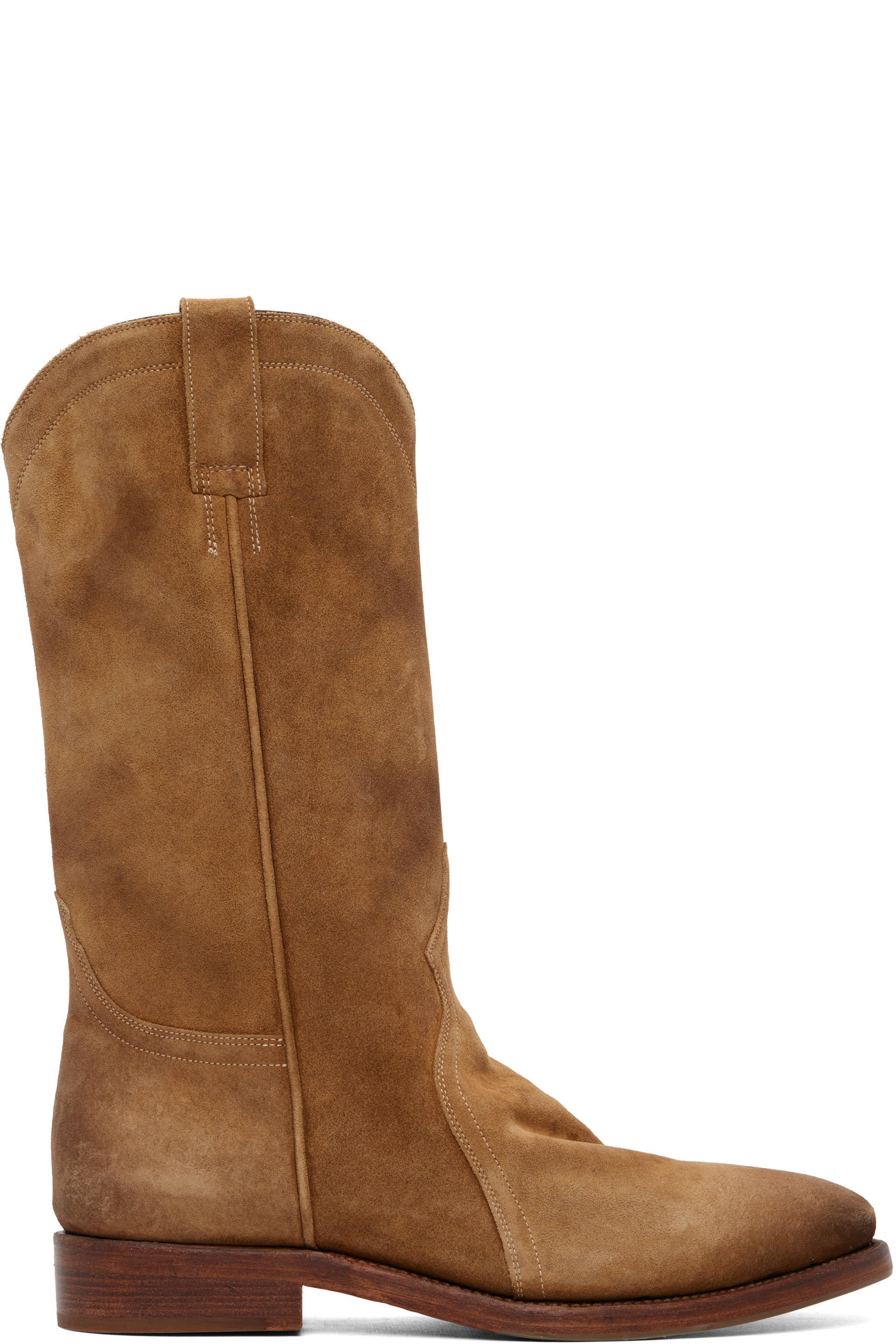 Jil Sander - Tan Suede Boots