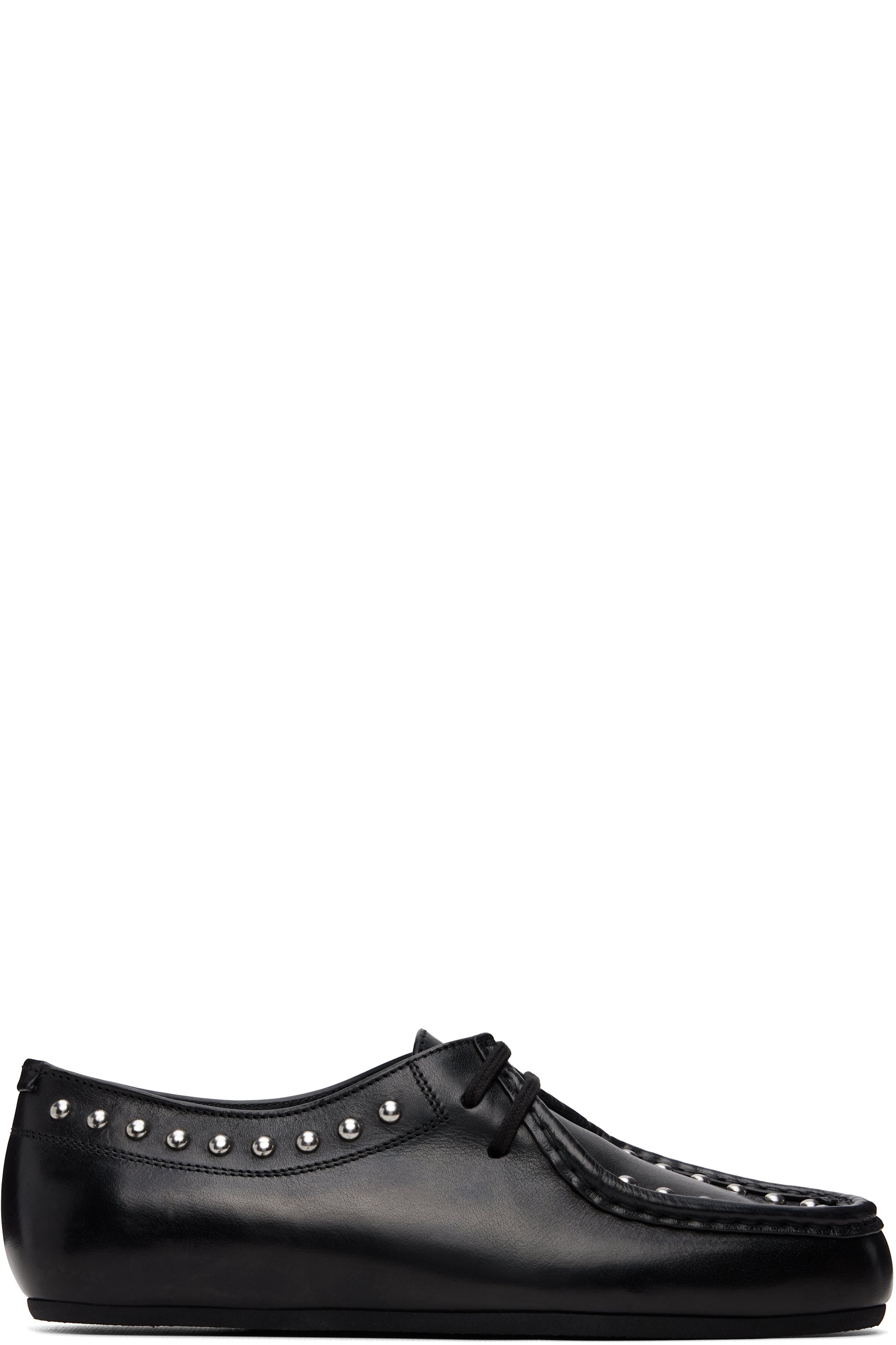 Jil Sander - Black Hood Lace-Up Derbys