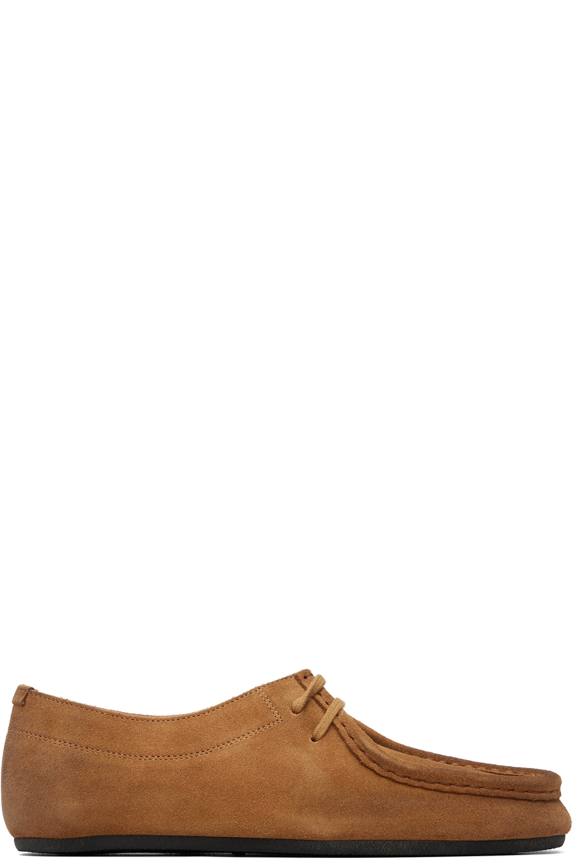 Jil Sander - Tan Hood Lace-Up Derbys
