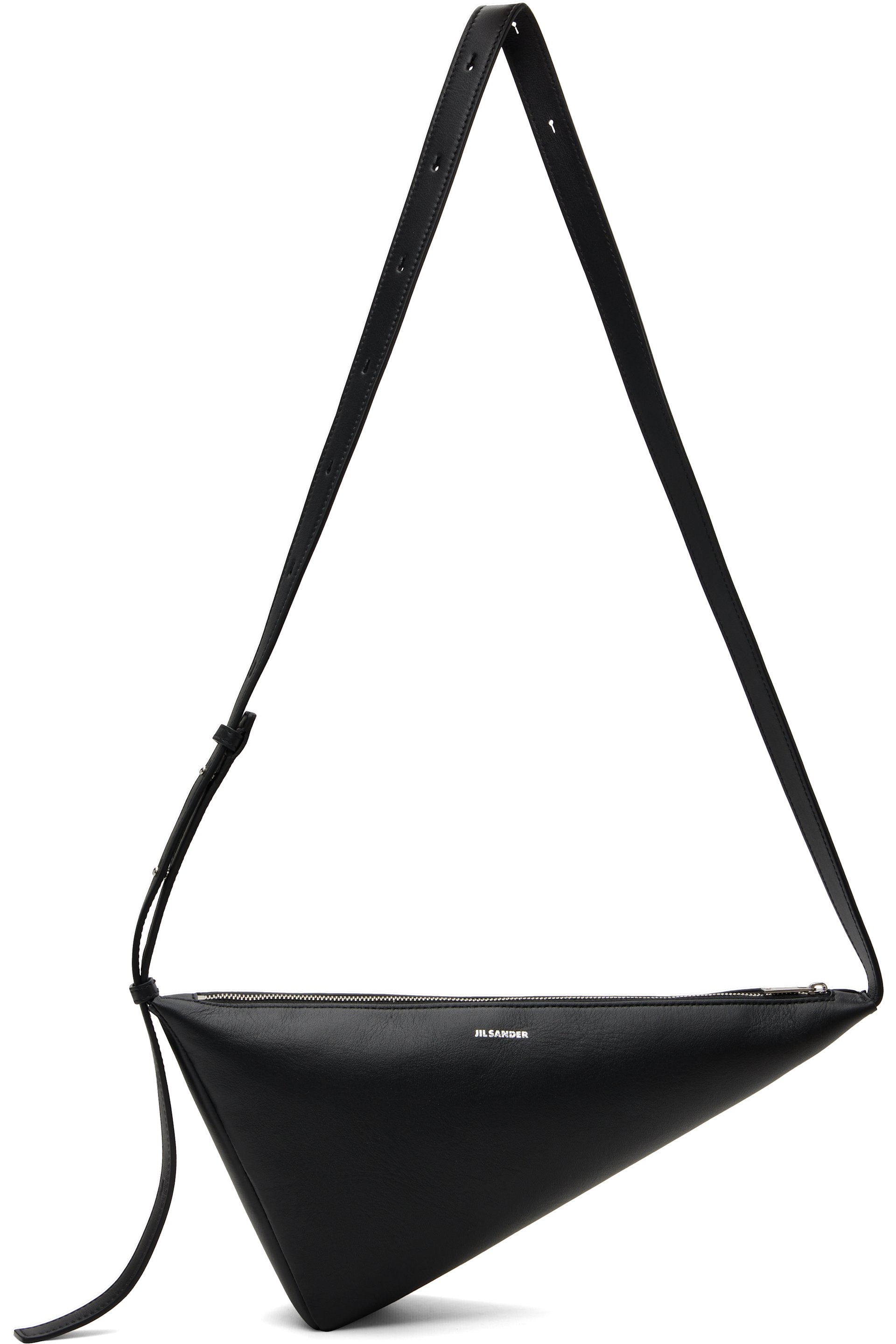 Jil Sander - Black Triangle Crossbody Bag