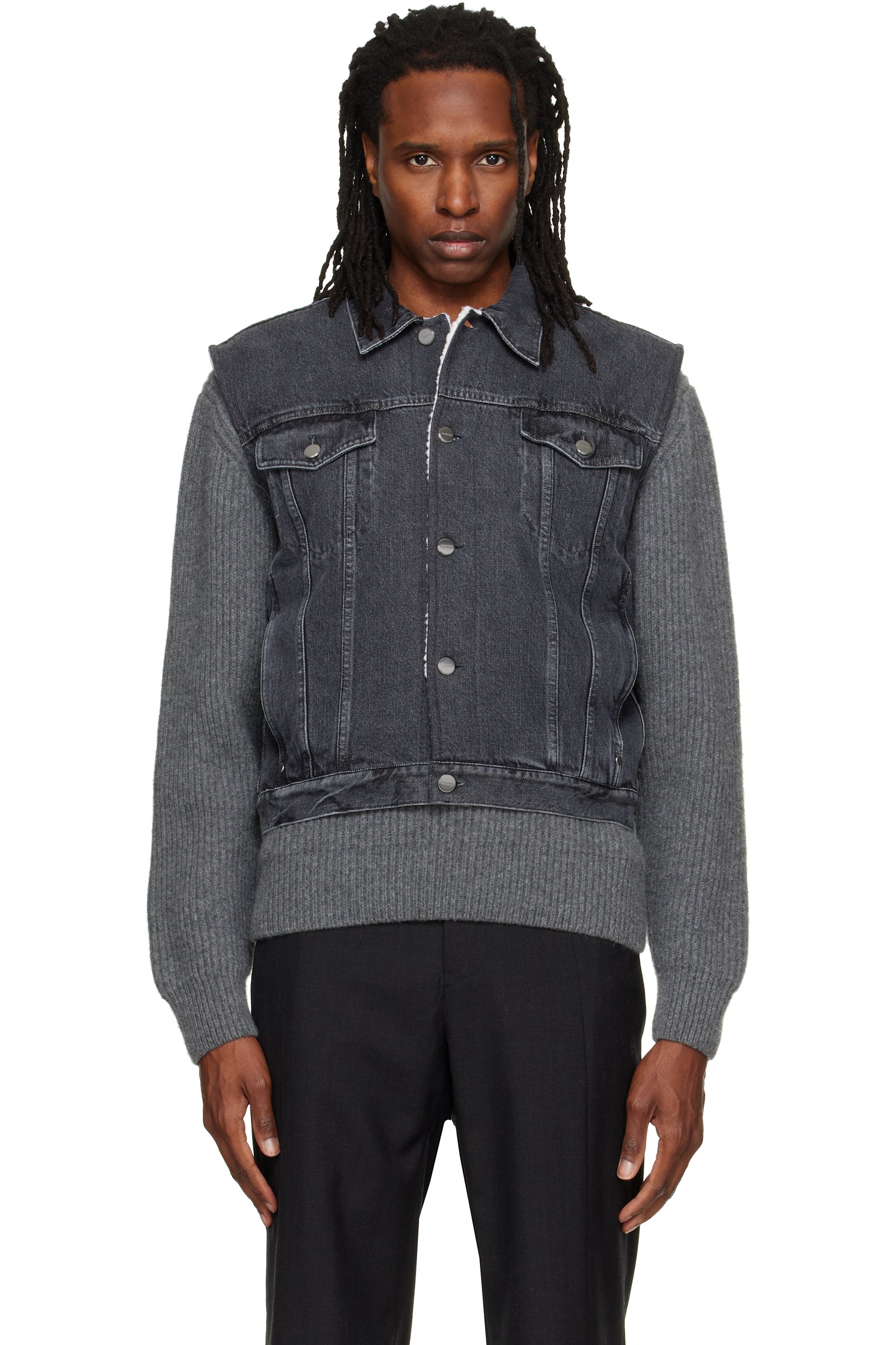 Jil Sander - Gray Lightweight Denim Vest