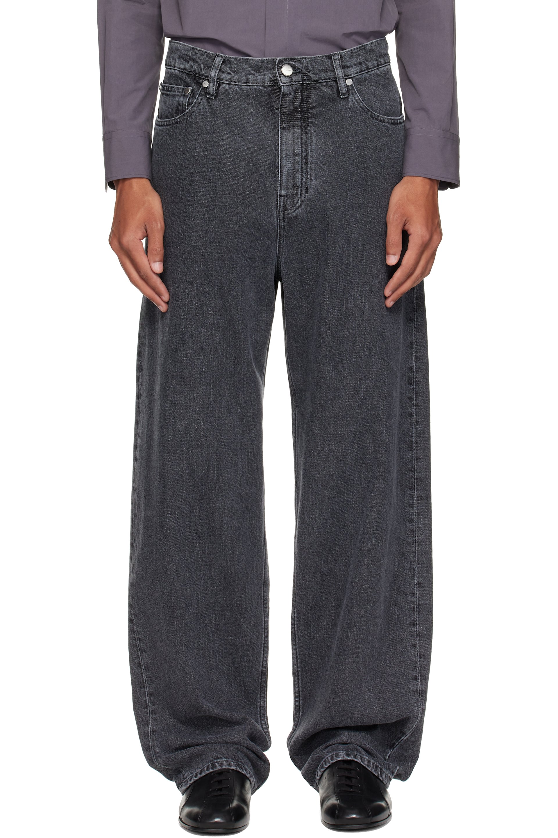 Jil Sander - Gray Loose Lightweight Jeans