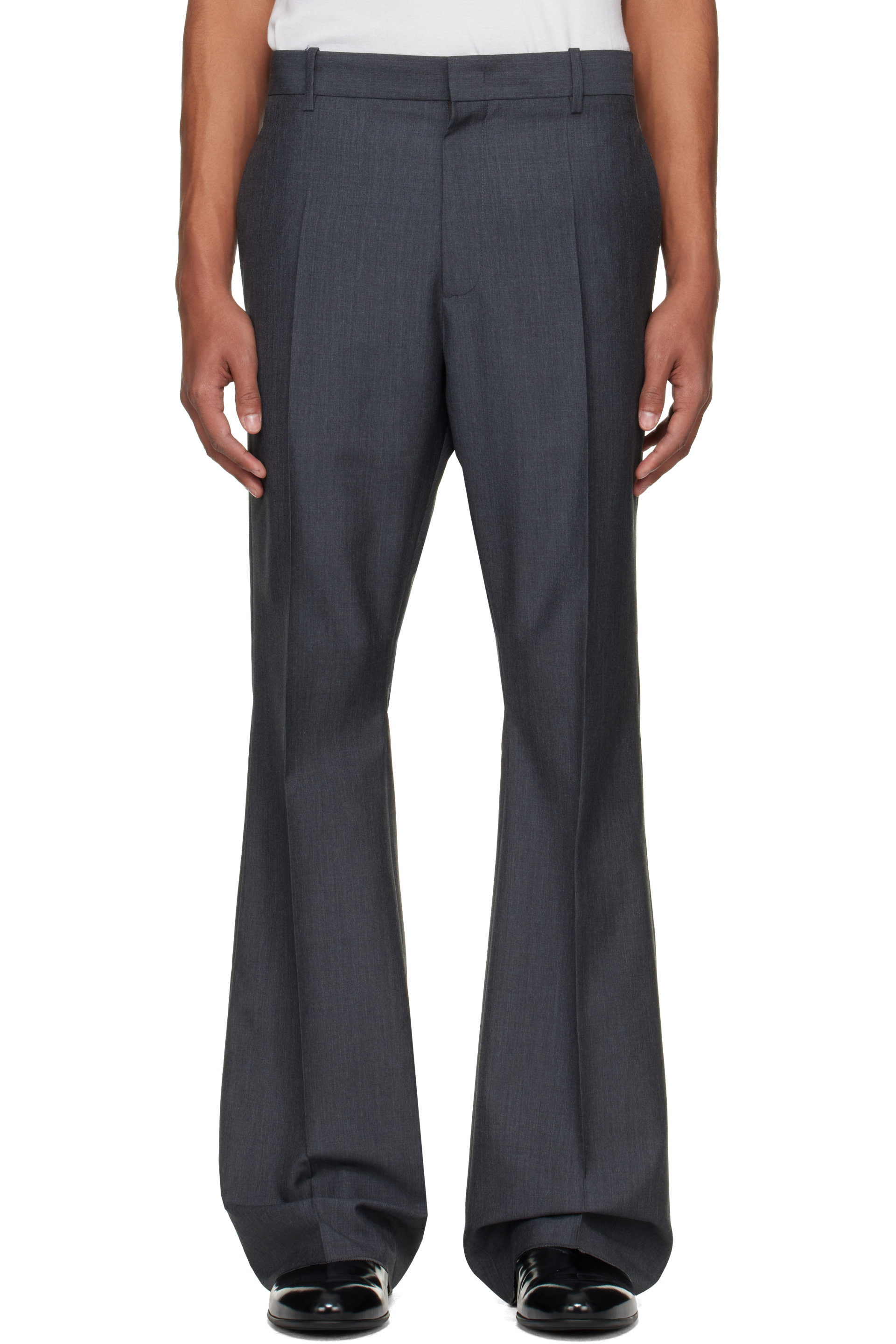Jil Sander - Gray Wool Mohair Trousers