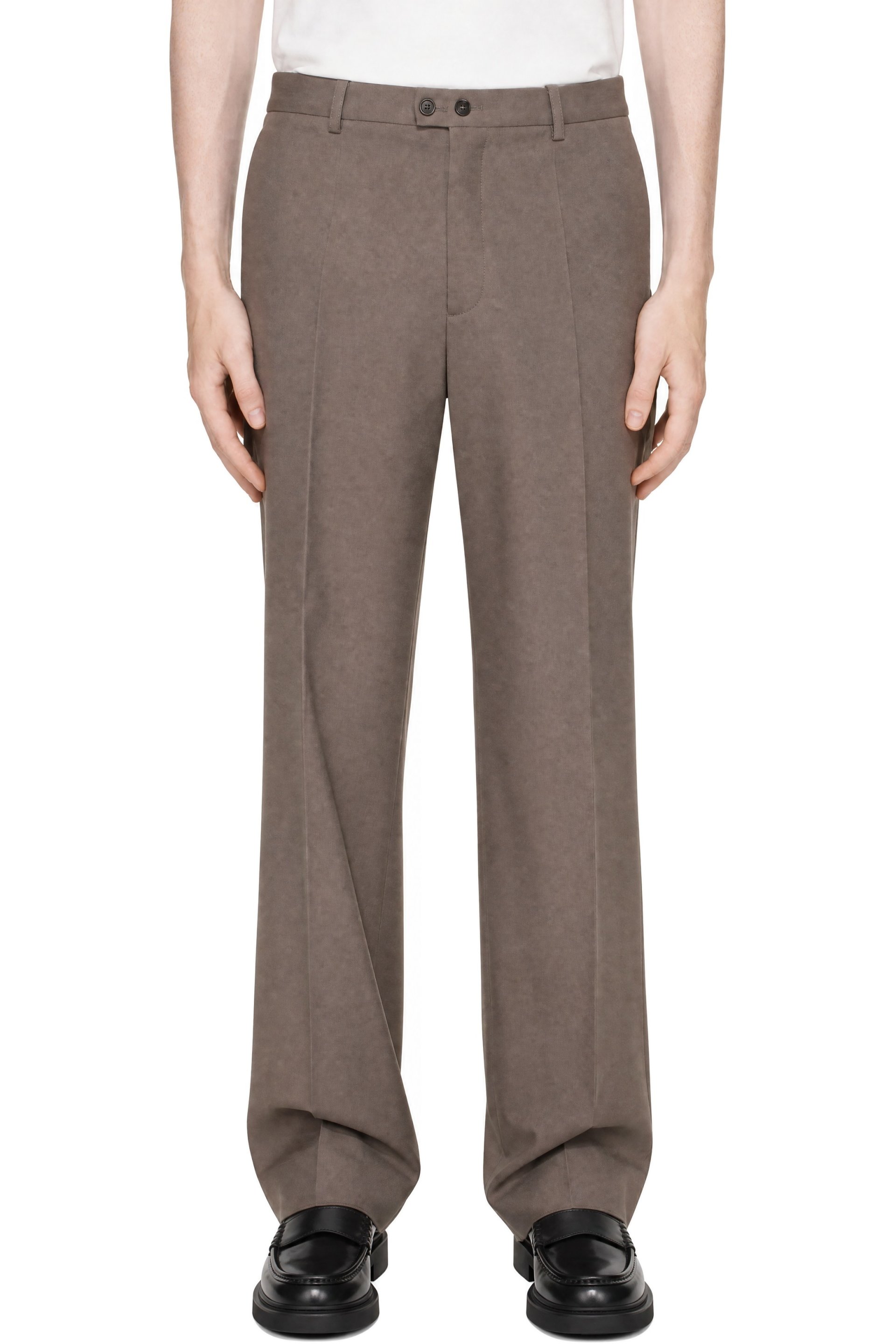 Jil Sander - Taupe Wool Trousers