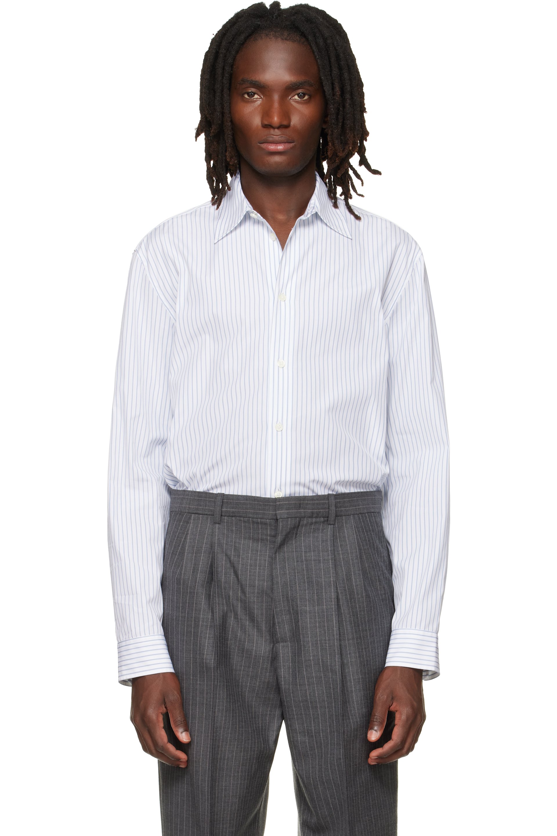 Jil Sander - White Cotton Poplin Shirt