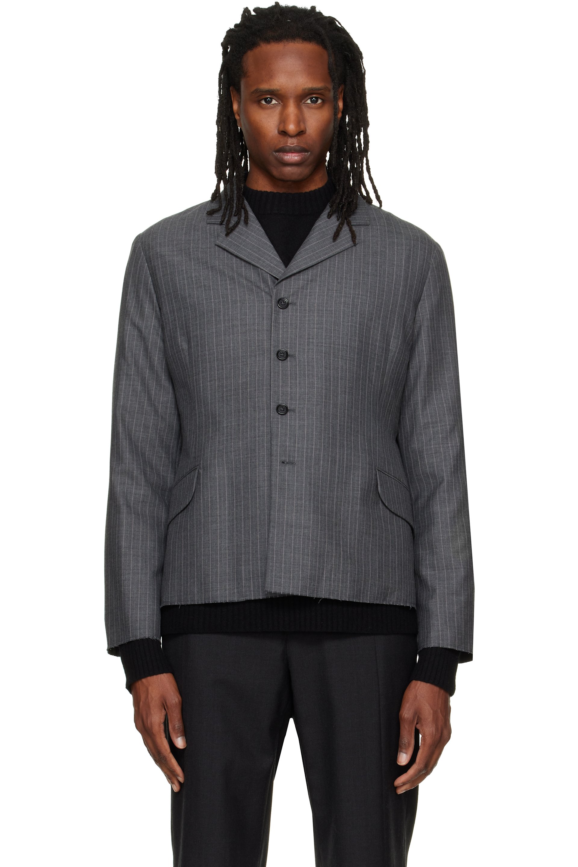 Jil Sander - Gray Wool Blazer
