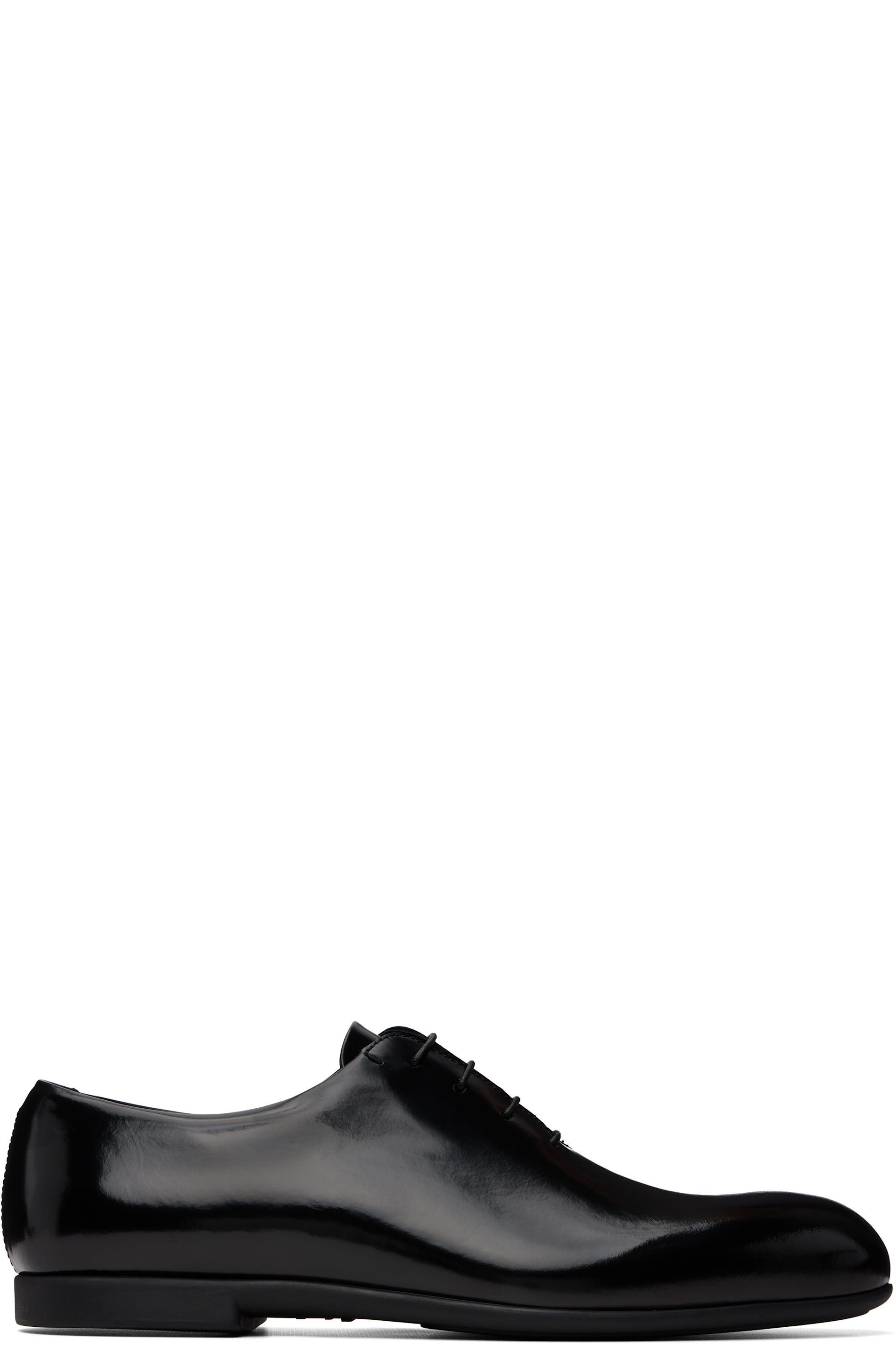 Jil Sander - Black Lace-Up Oxfords
