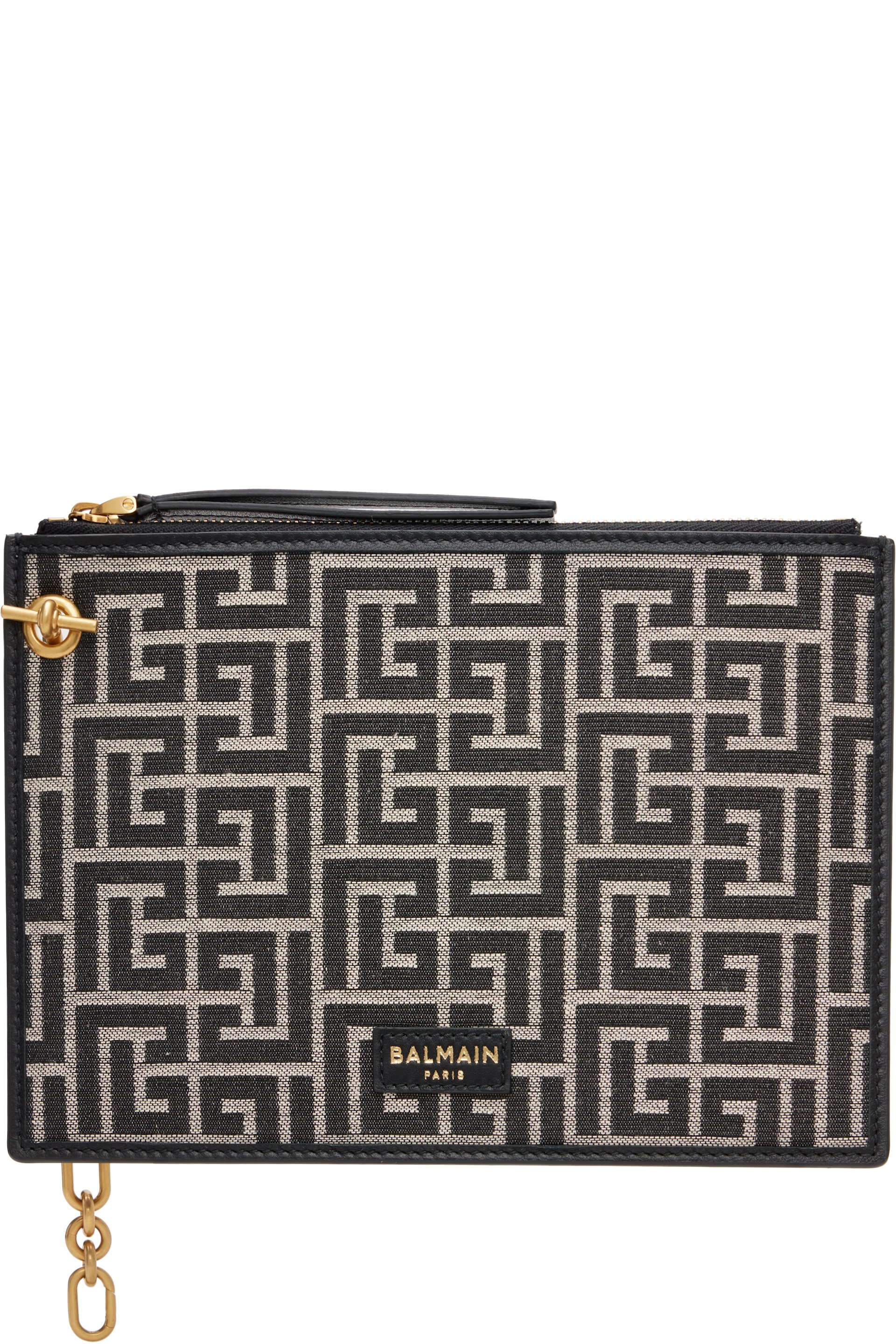 Balmain - 黑色 Pulse Zipped 手拿包