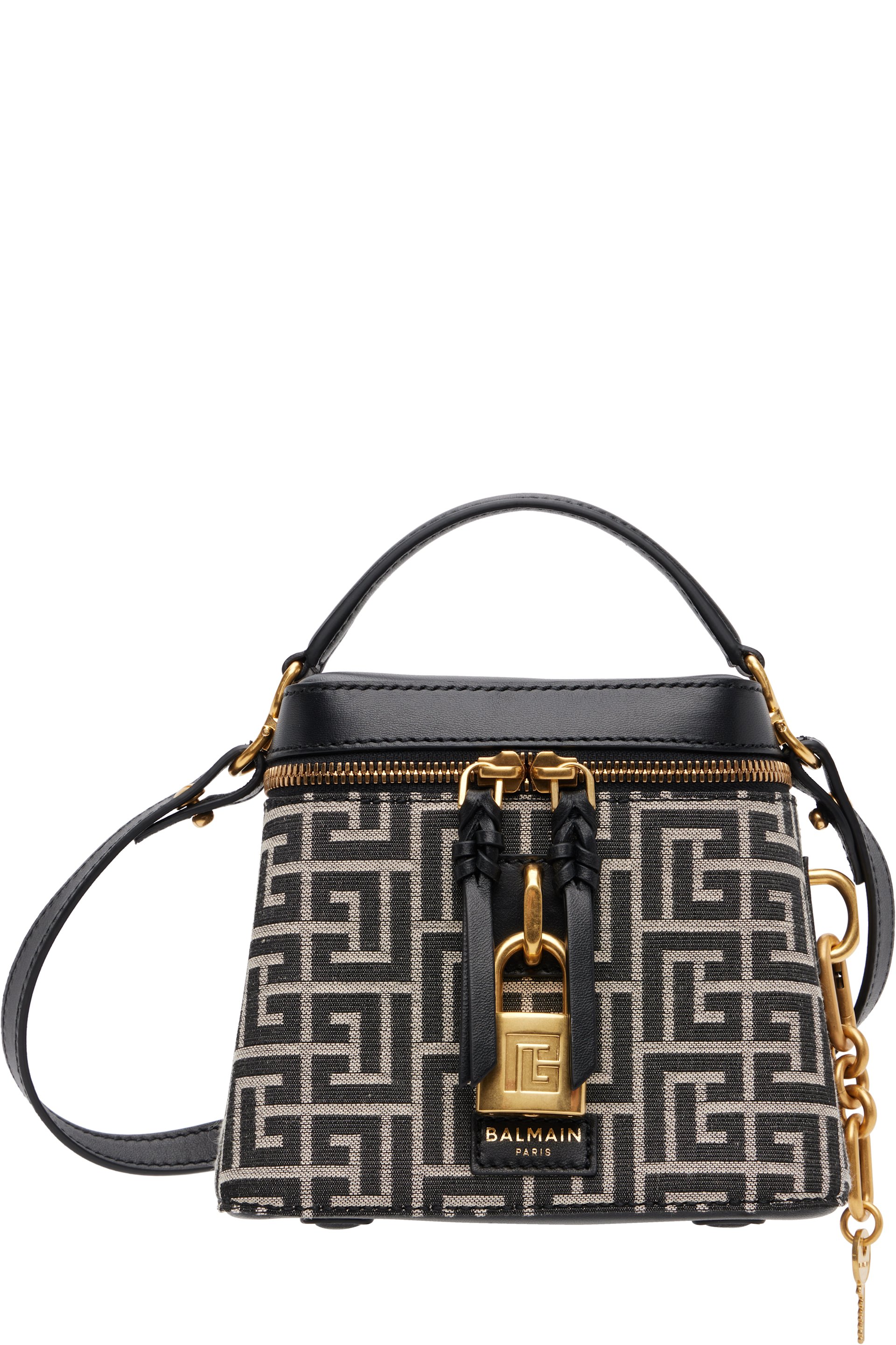 BALMAIN - Black Pulse Vanity Bag