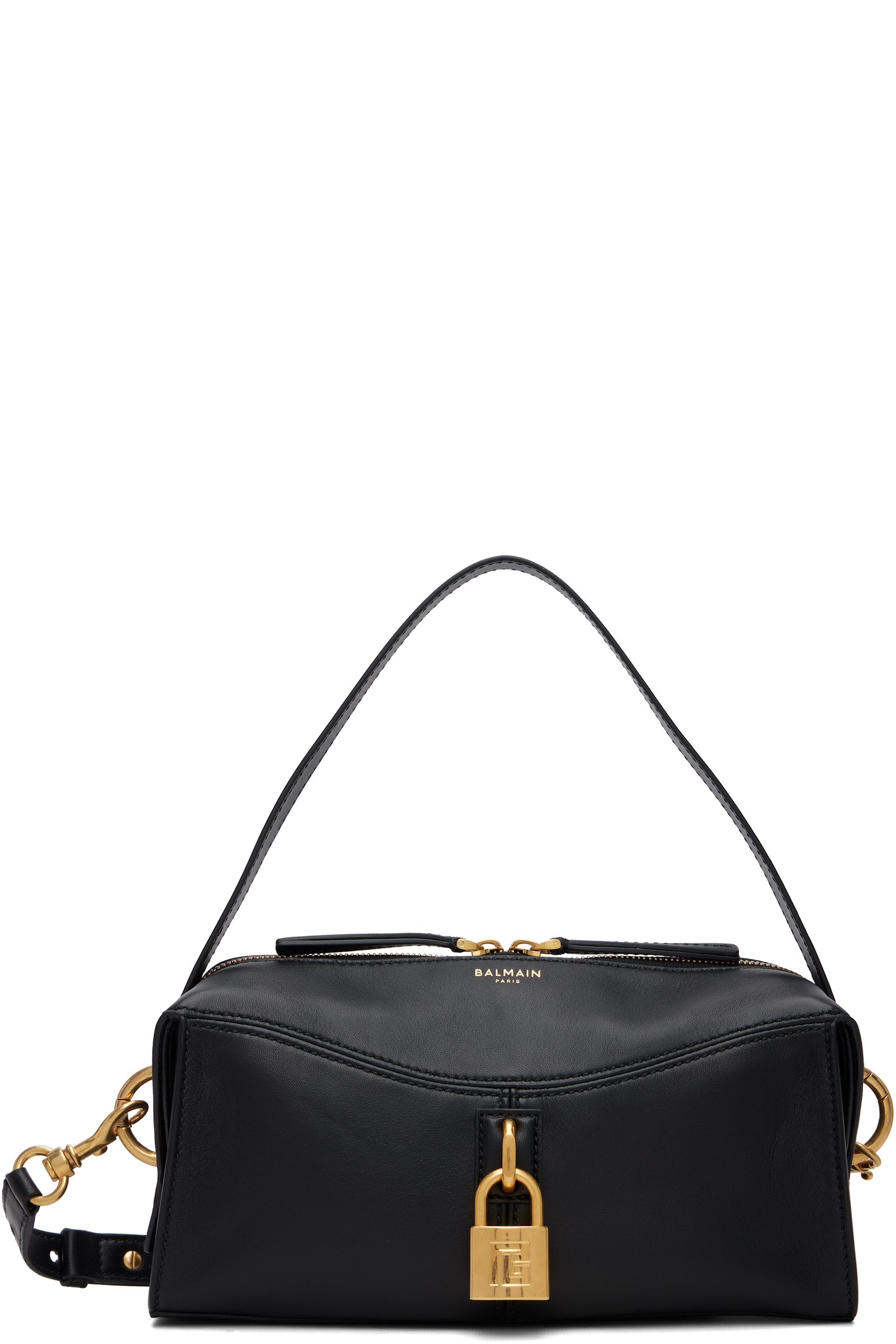 BALMAIN - Black Small Pulse Bag