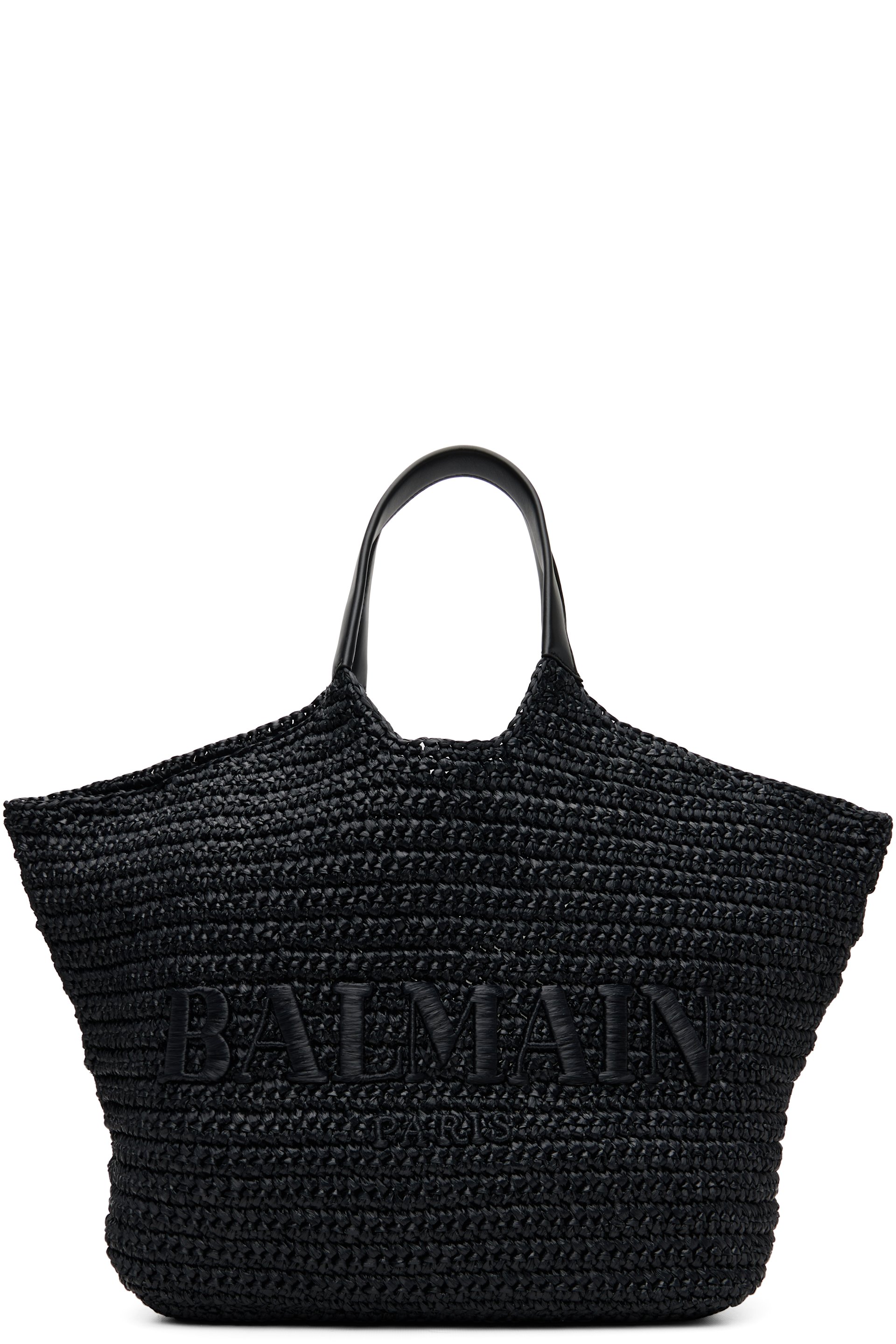 Balmain - 黑色 BALMAIN Crochet 托特包